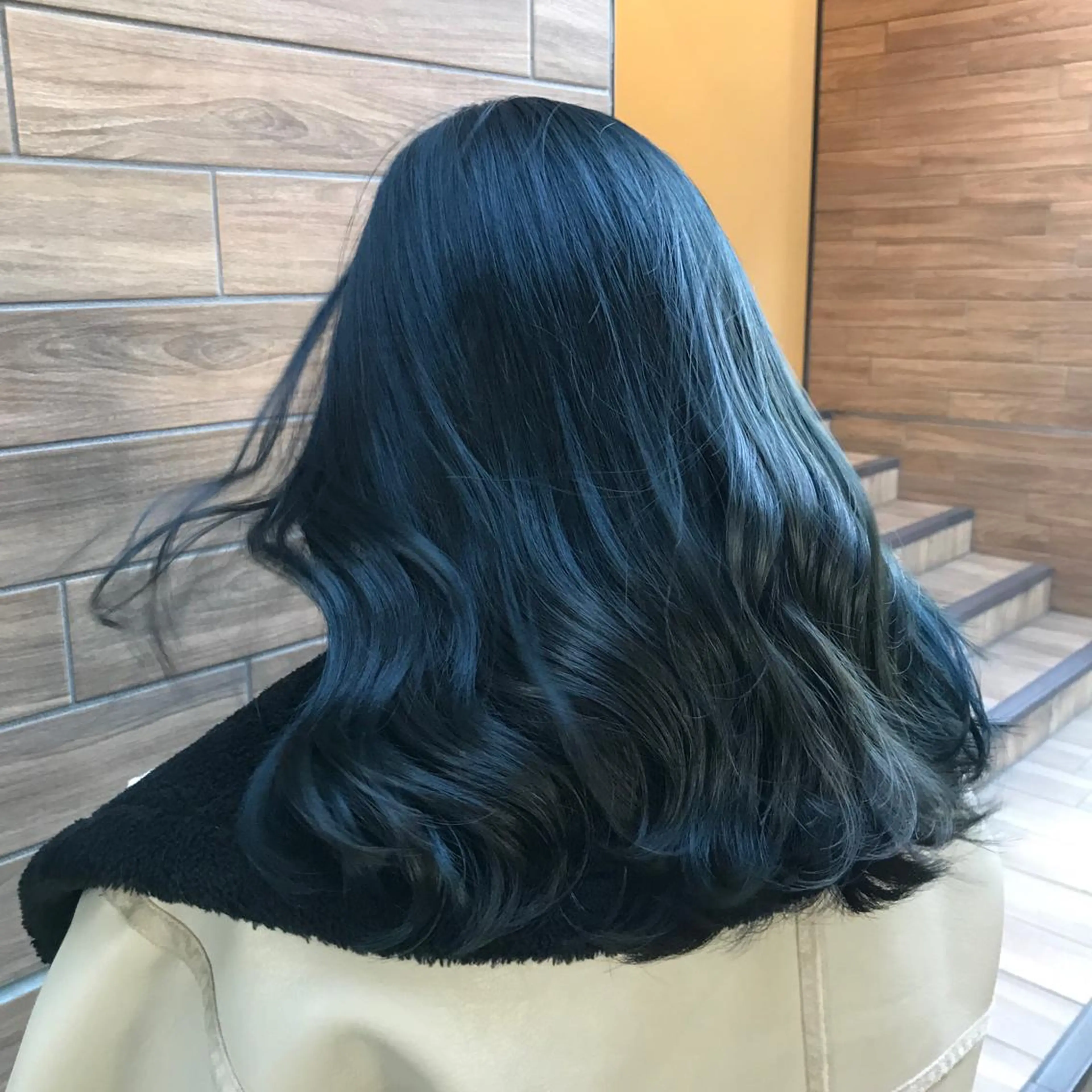 セミロング カラー メンズ特化/ パーマChihoのヘアスタイル