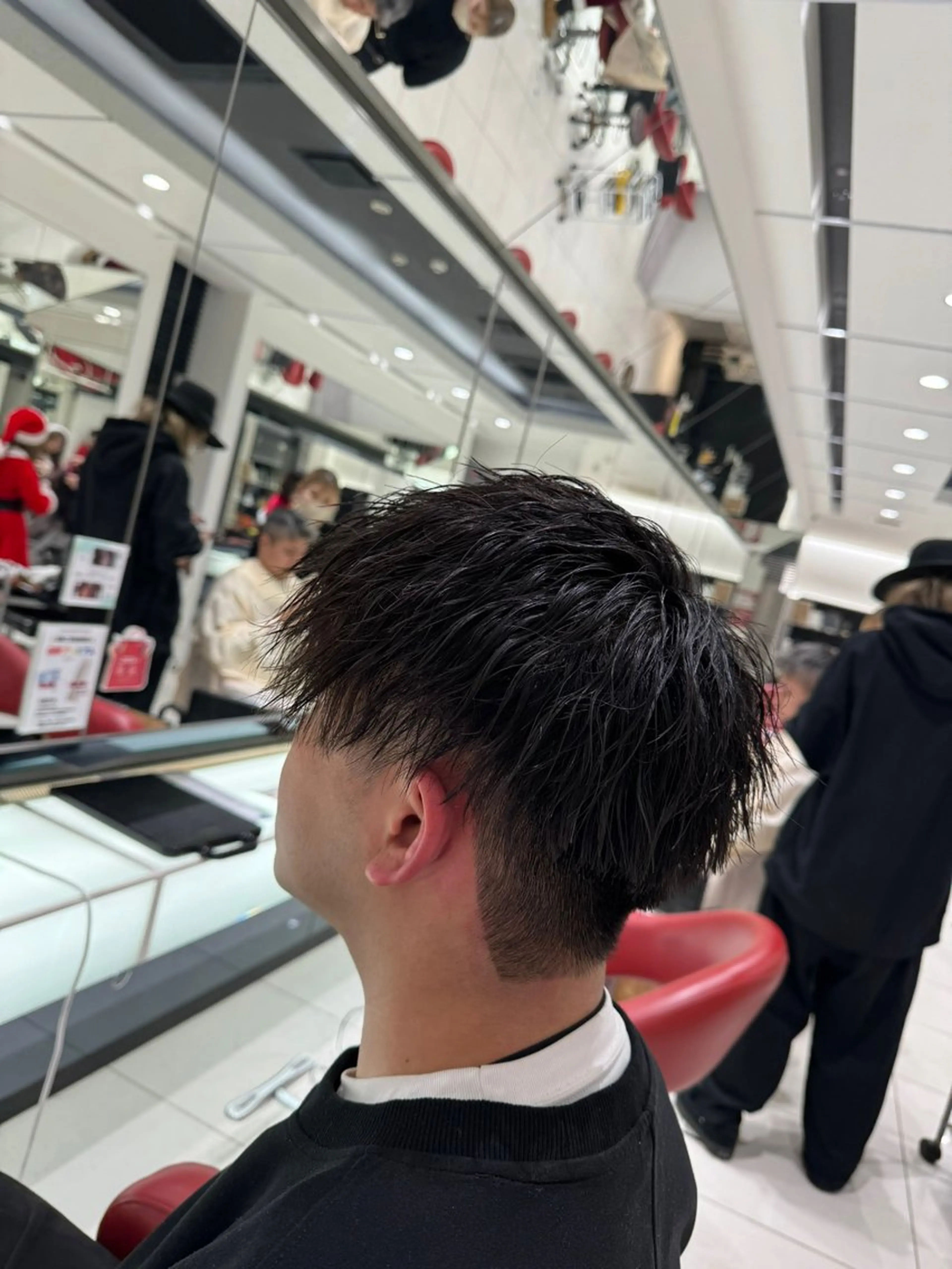 ミディアム カット パーマ トリートメント メンズ/メンズパーマ 服部太地のヘアスタイル