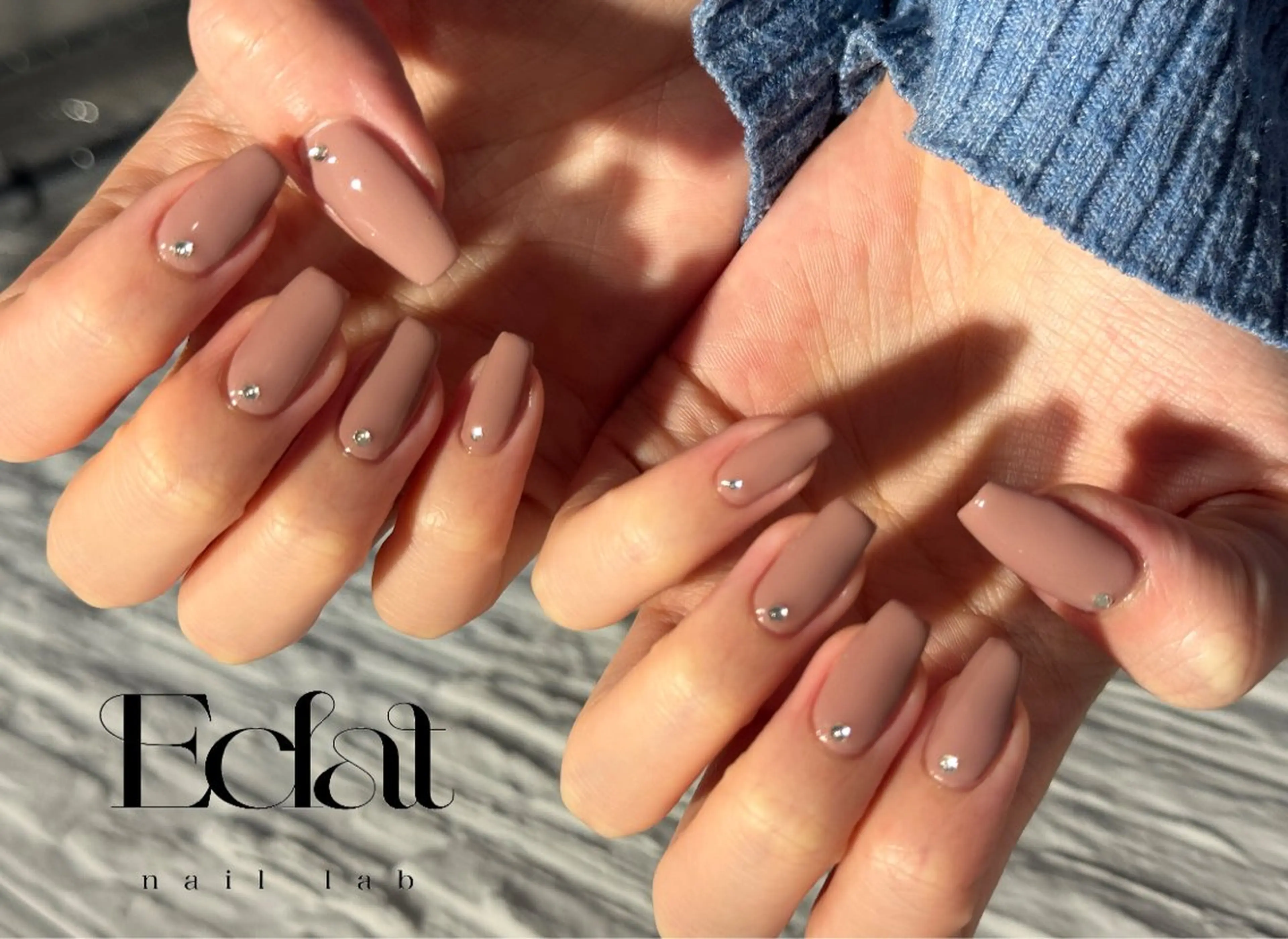 【hand】ワンカラー・ラメグラデーションの写真