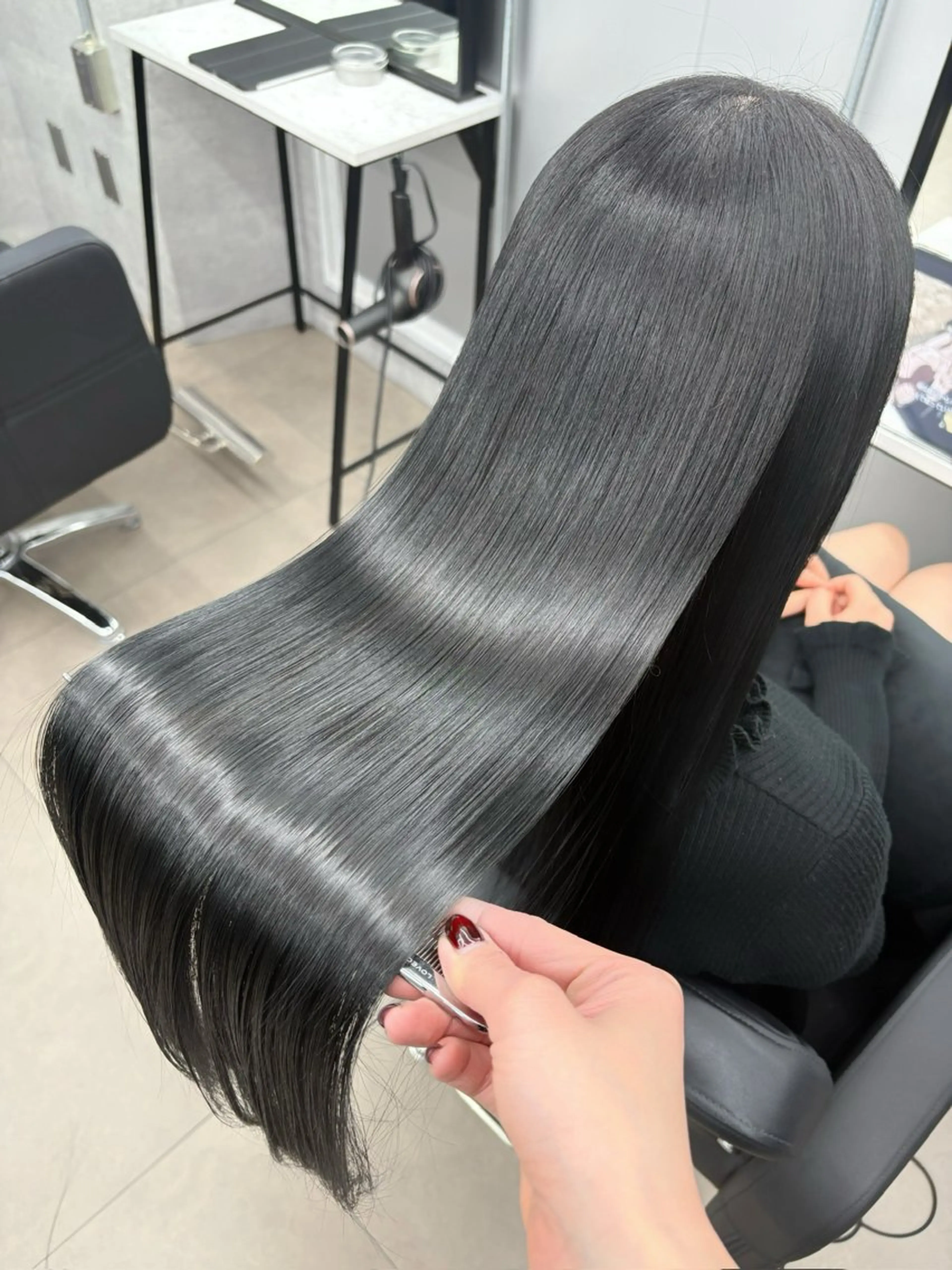 ロング カラー 髪質改善/ﾚｲﾔｰ ｶｯﾄ/店長/原島のヘアスタイル