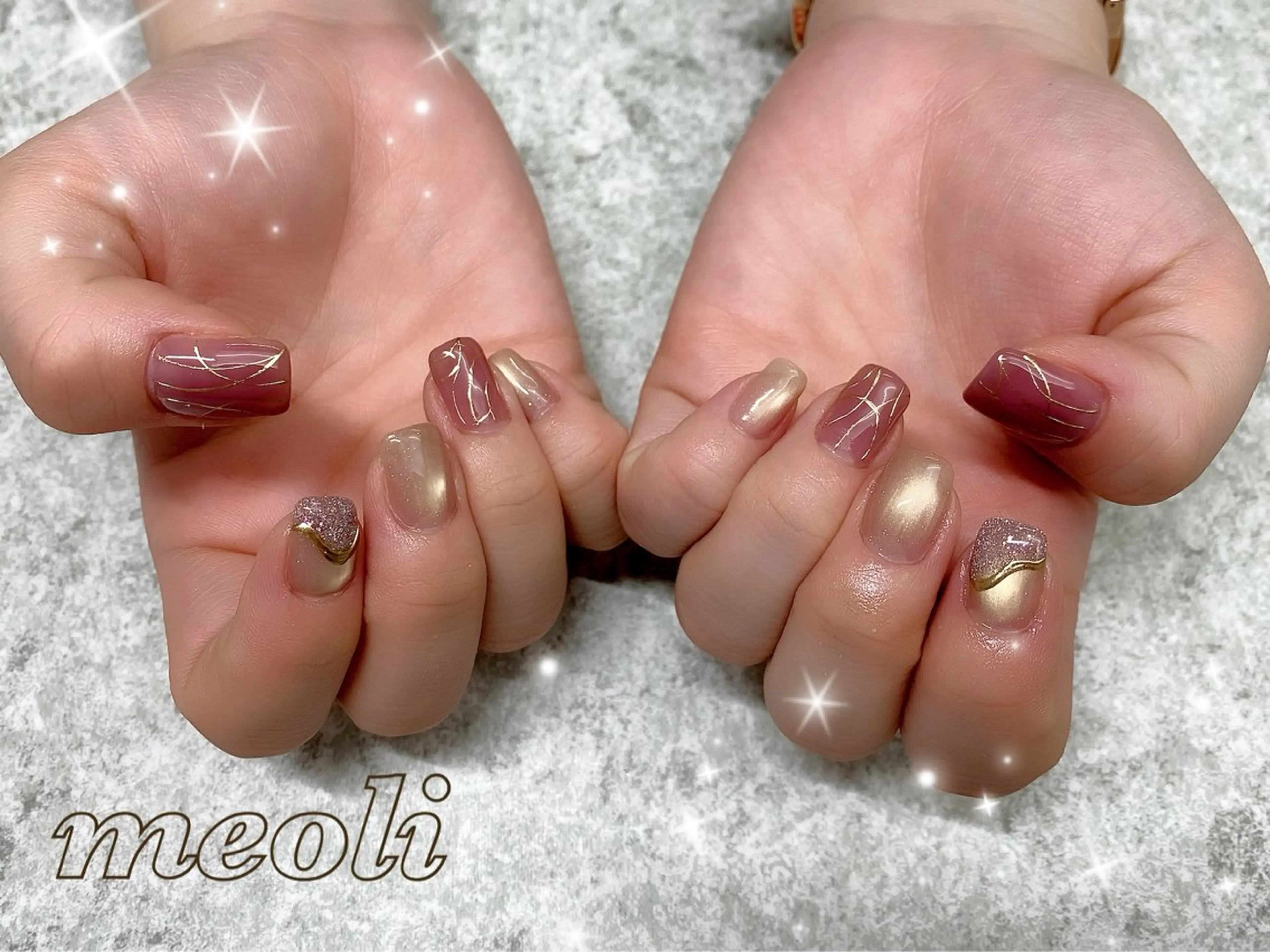 ネイル ハンドネイル nail salon meoli メグのネイルデザイン