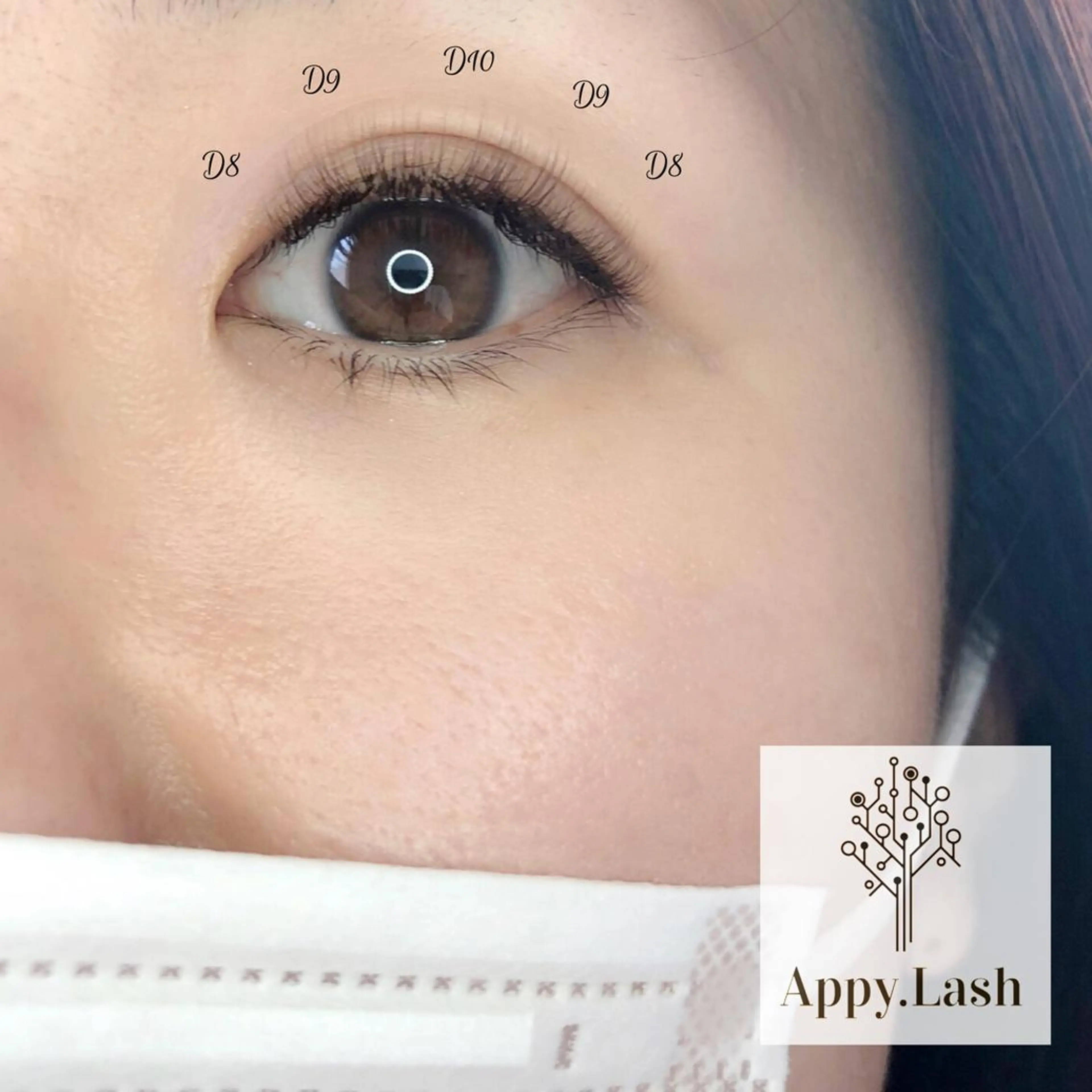 マツエク・マツパ カラーマツエク ボリュームラッシュ まつげと眉の専門店 Appy.Lashのマツエク・マツパデザイン