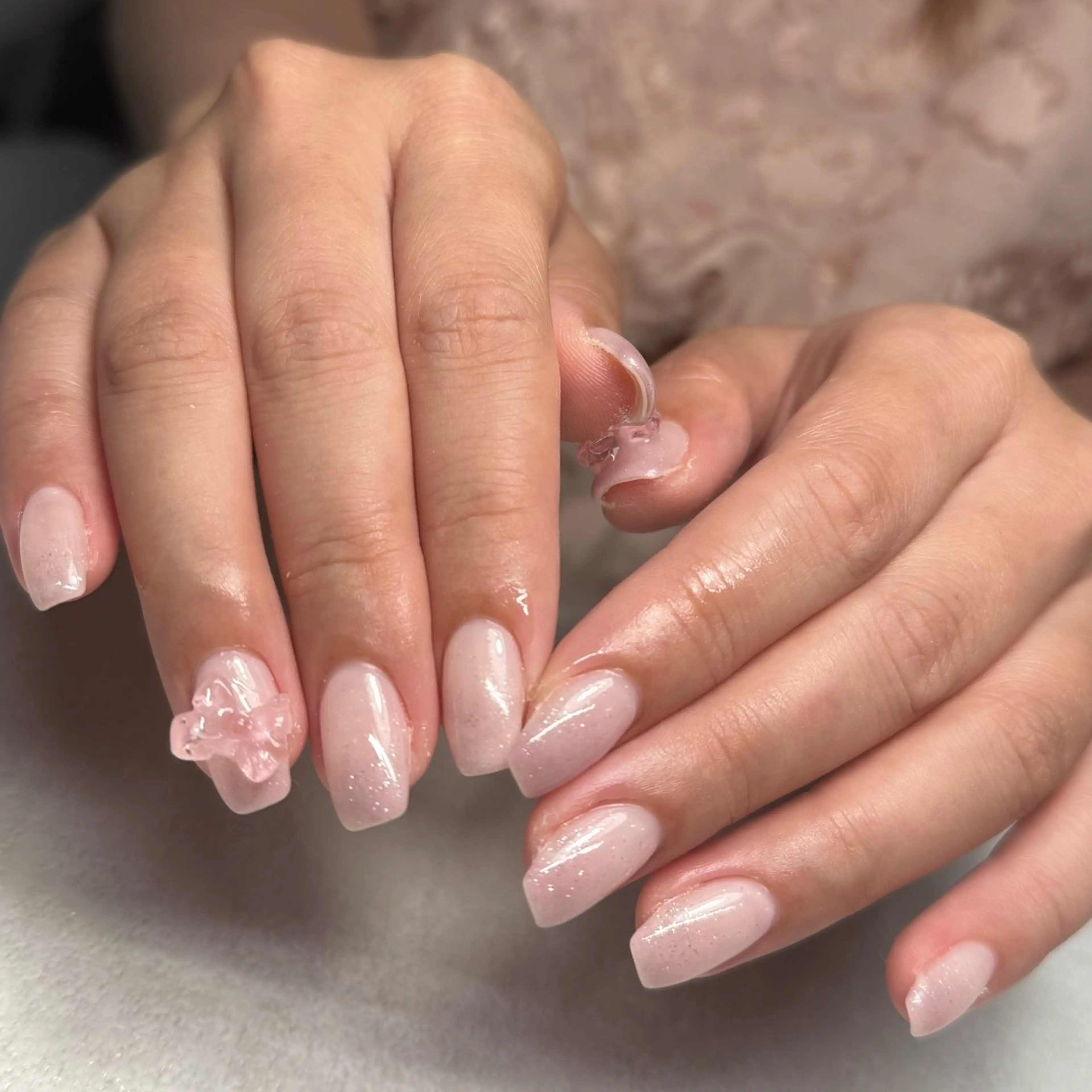 ネイル 韓国ネイル マグネットネイル ニュアンスネイル シンプルネイル 夏ネイル ハンドネイル MAO / 香椎/美フォルムのネイルデザイン