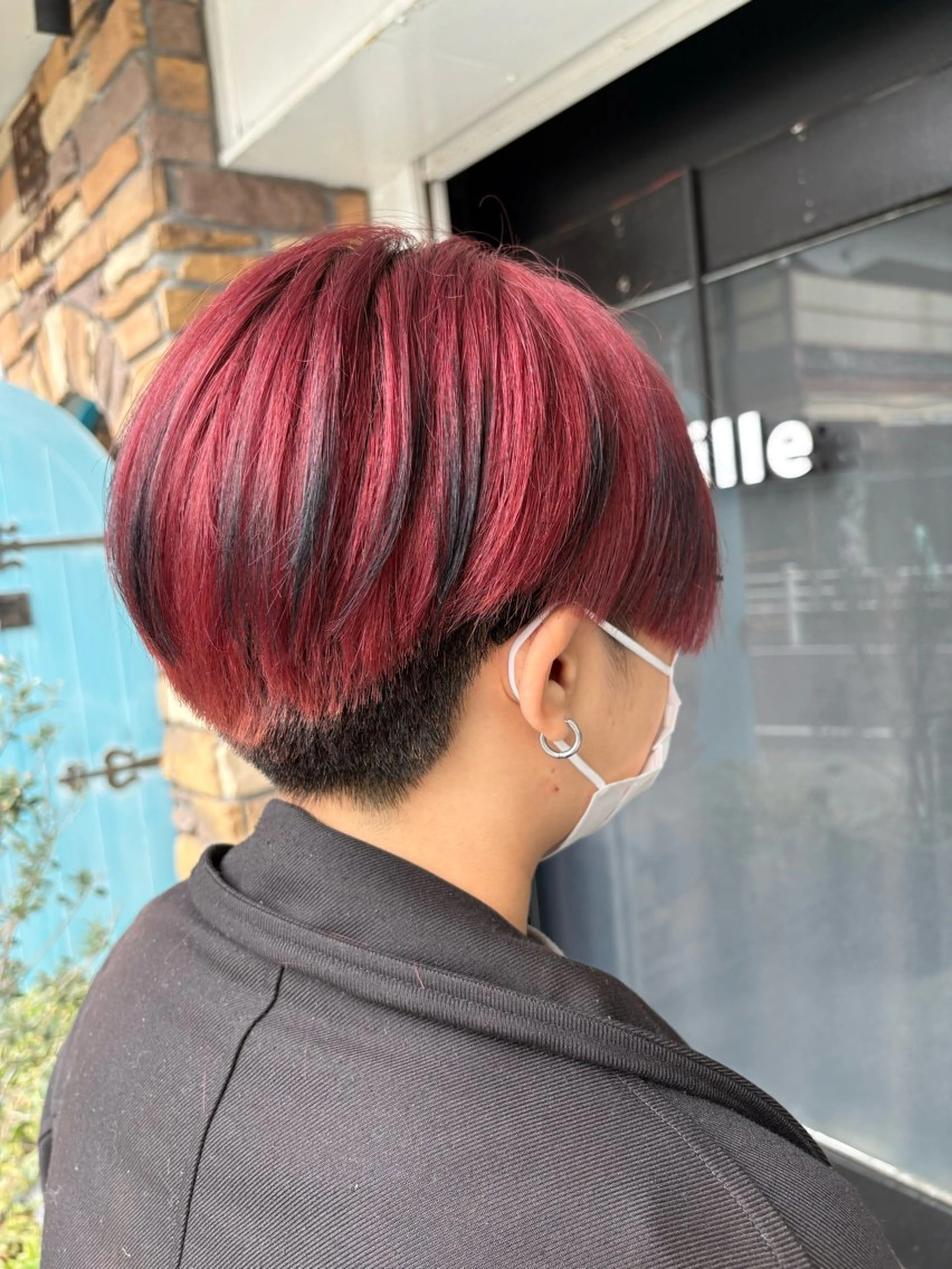 ショート カラー カット ヘアカラー トリートメント ハイトーン/韓国風/ 艶髪/吉祥寺のヘアスタイル