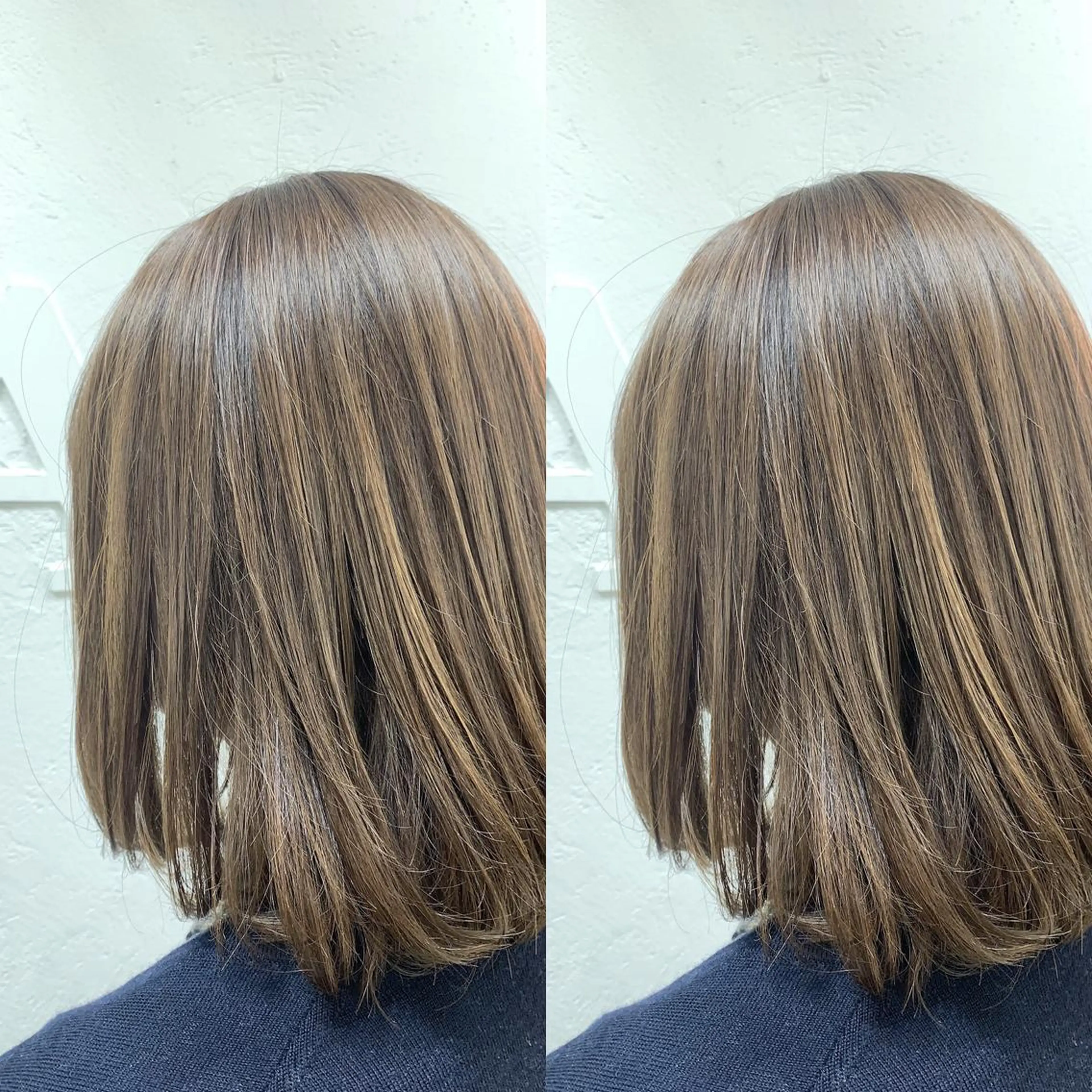 ミディアム カラー 飯田 真澄のヘアスタイル