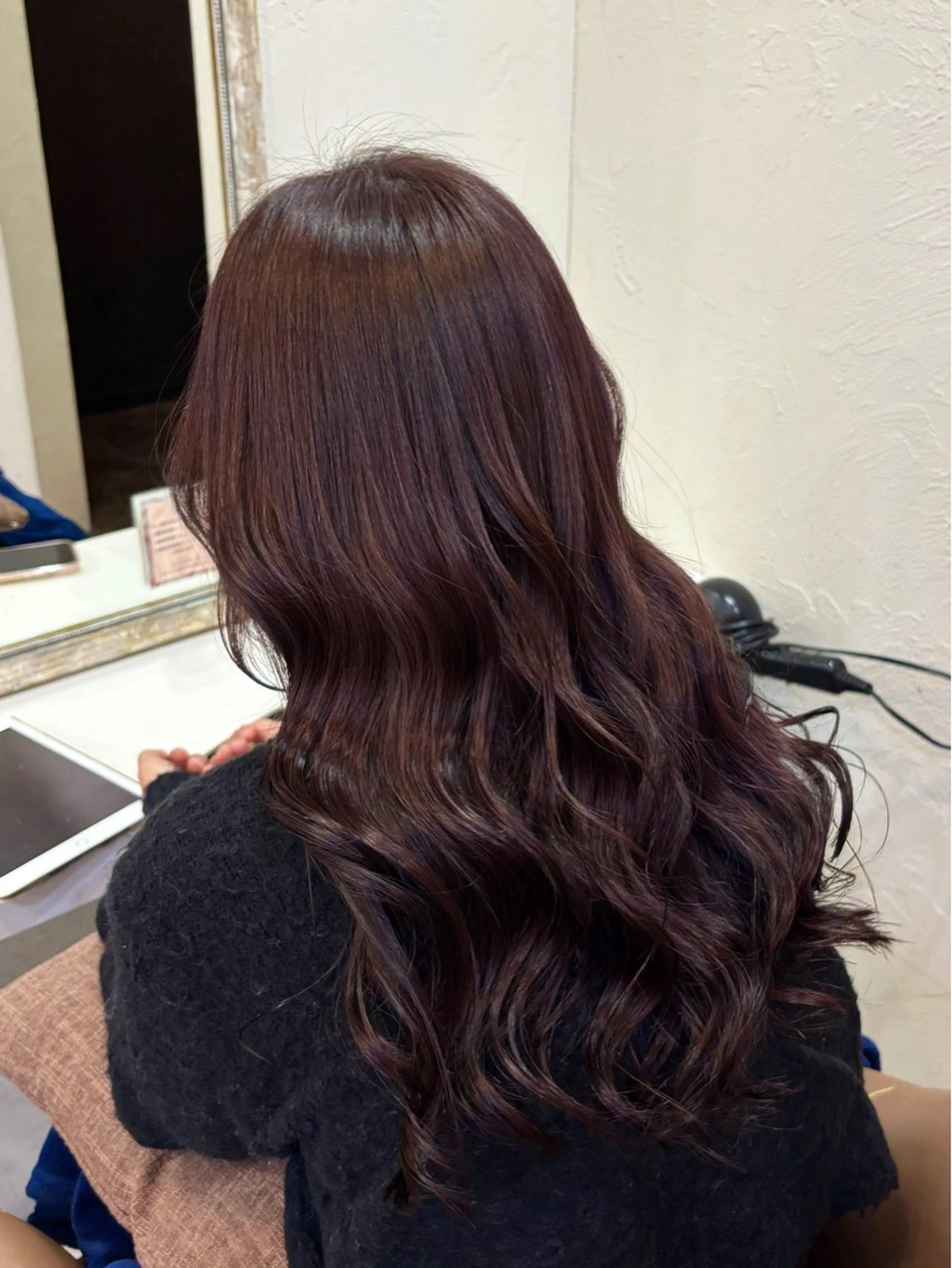 ロング カラー ラベンダーカラー ピンクカラー ピンクラベンダー Ｆ.まひろ🎀 暖色カラー／ベージュのヘアスタイル