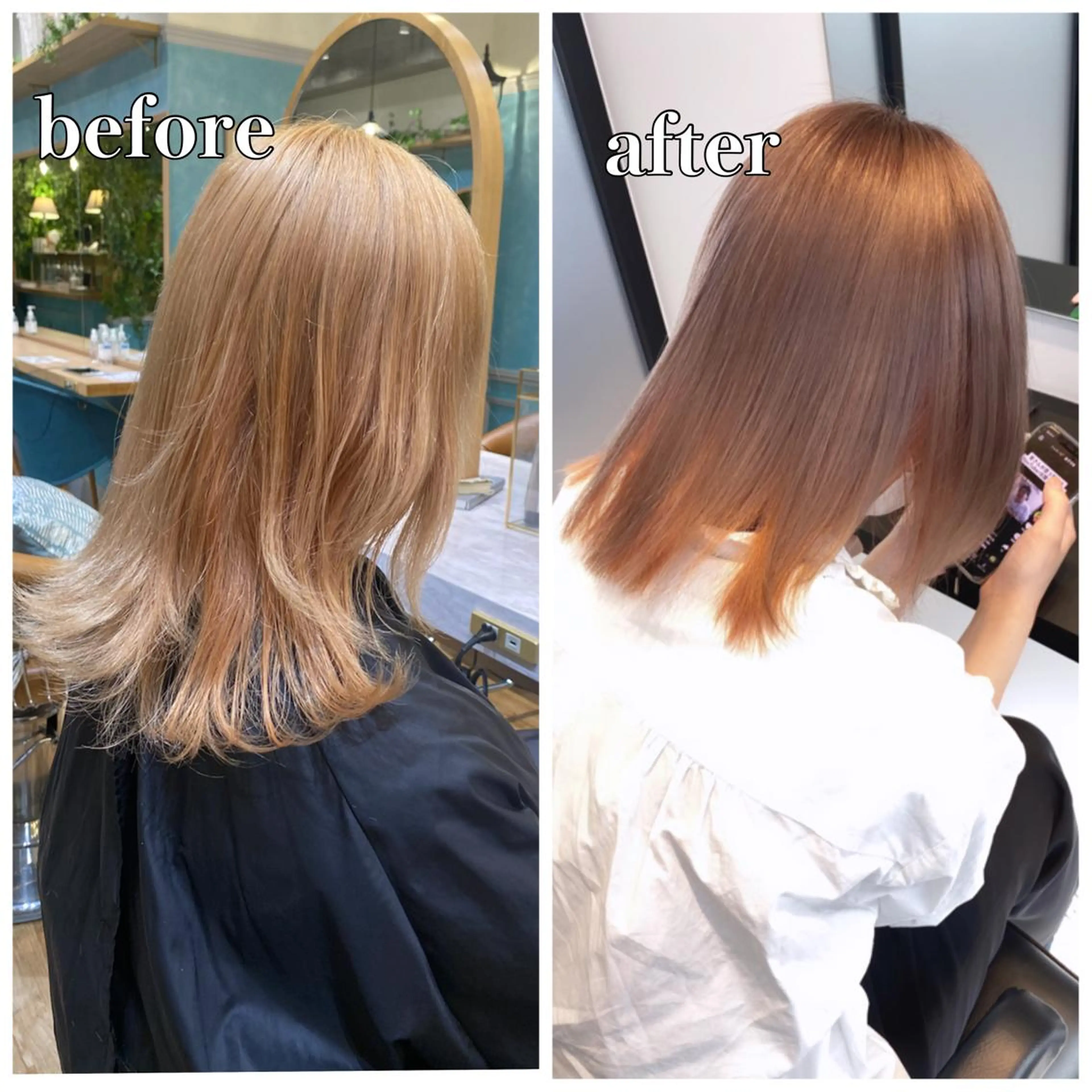 ミディアム カラー La fith liebe 京都駅前店所属・🌈ブリーチ特化🌈 MINATOのヘアスタイル