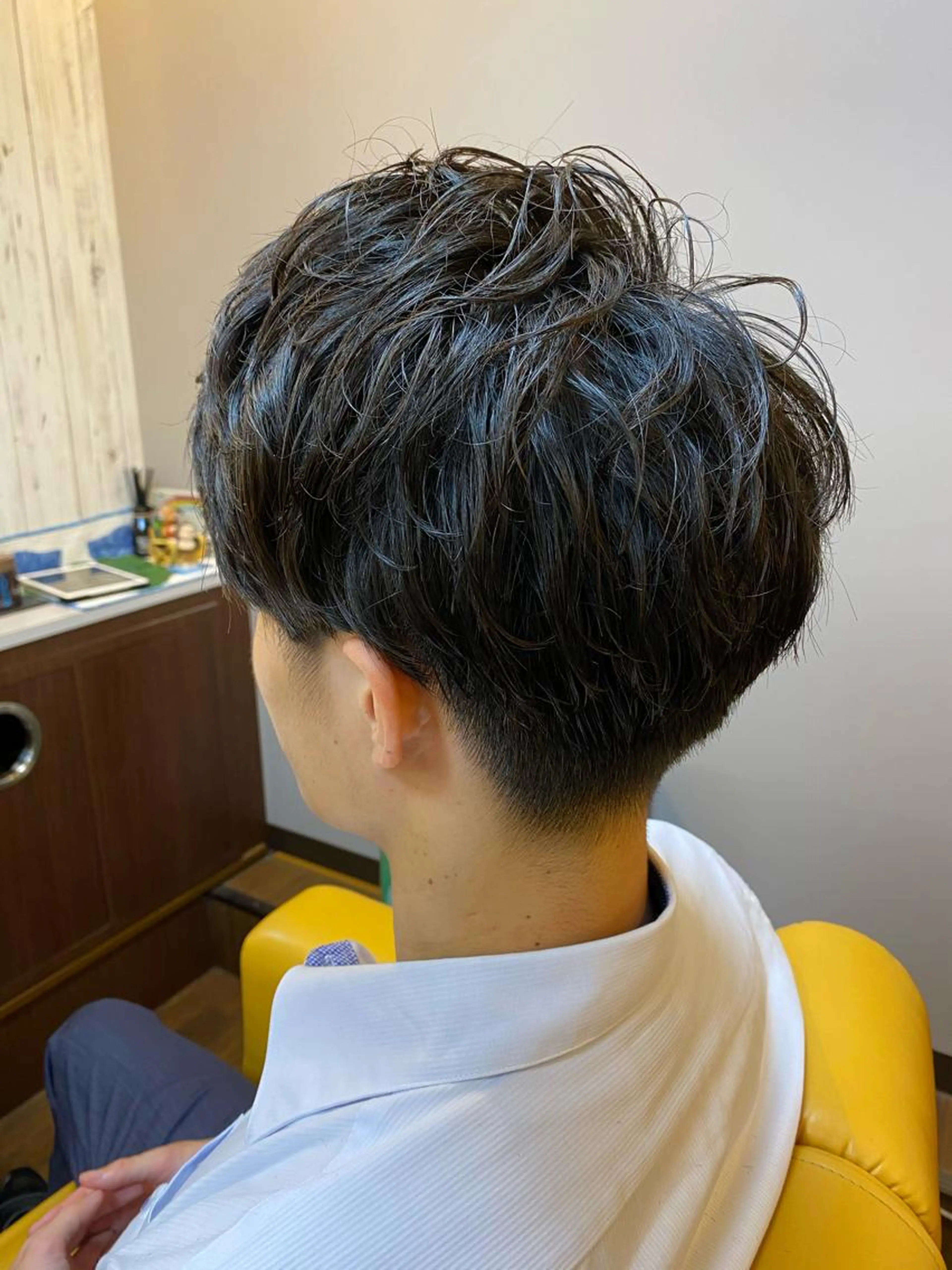 メンズカット（シェービング+眉カット+スタイリング込み）の写真