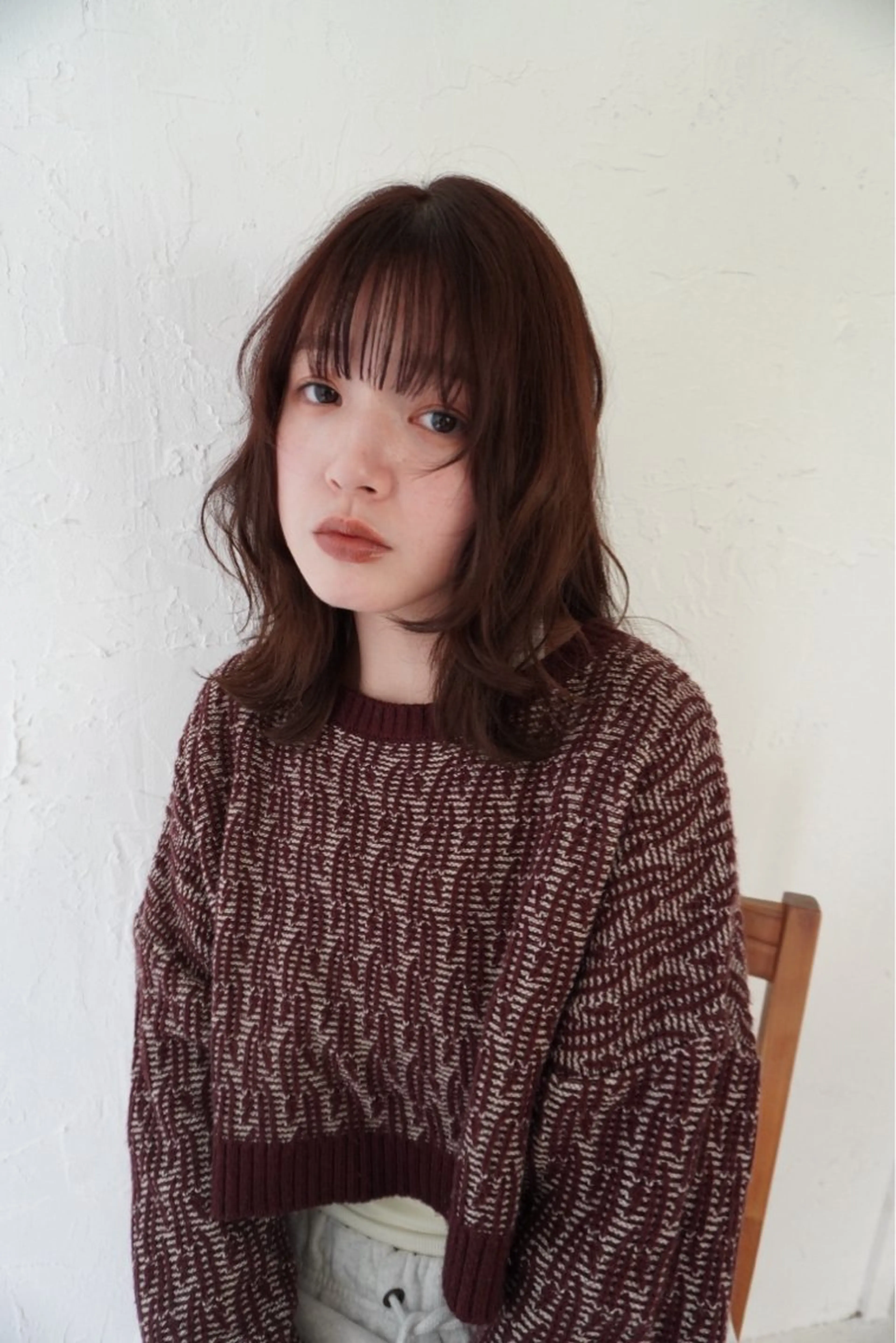 ミディアム カラー 中津/柔らかカラー/ ナガオ　イズミのヘアスタイル