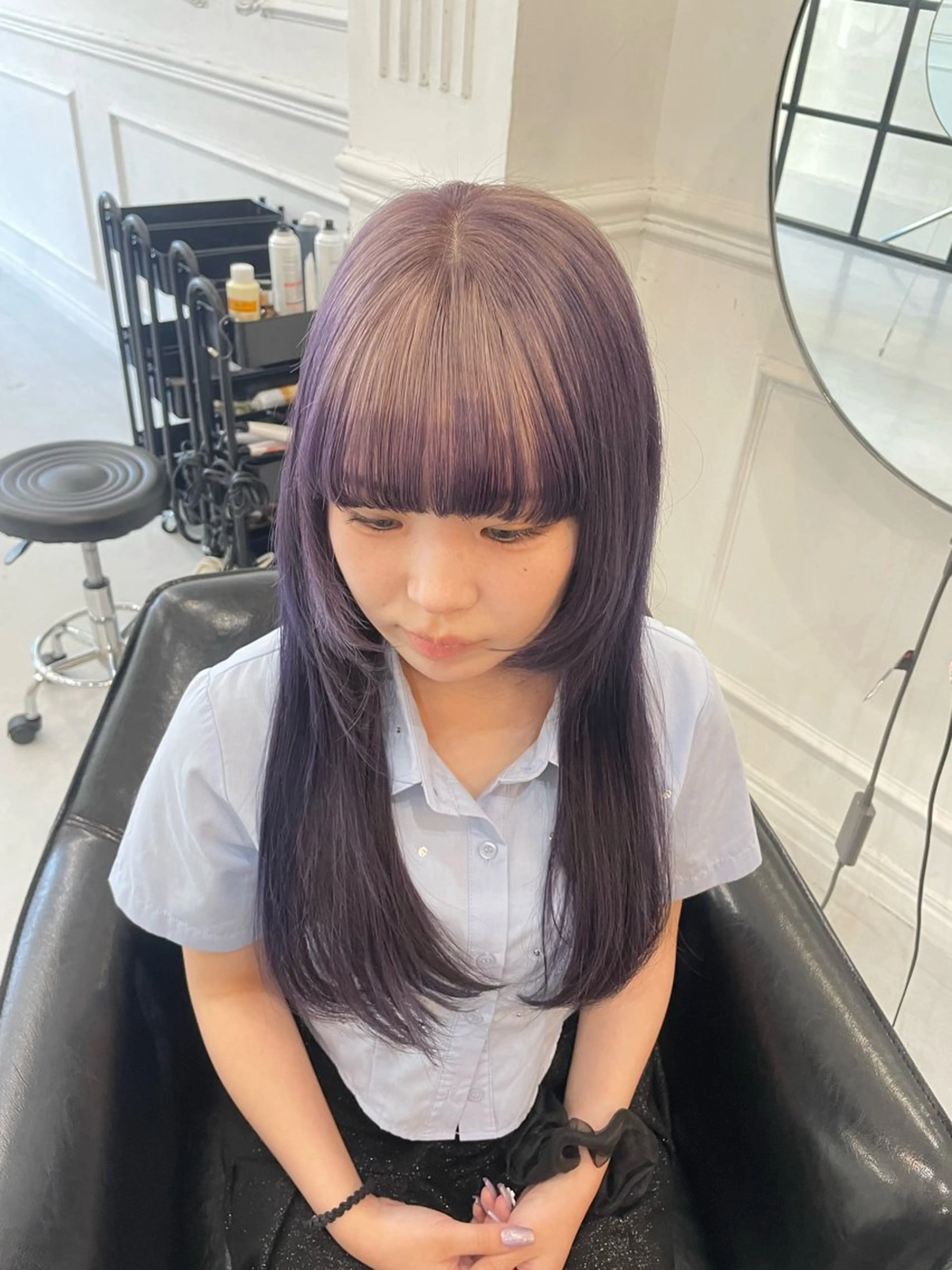 ロング ヘアカラー MaisonHALU さくらのヘアスタイル