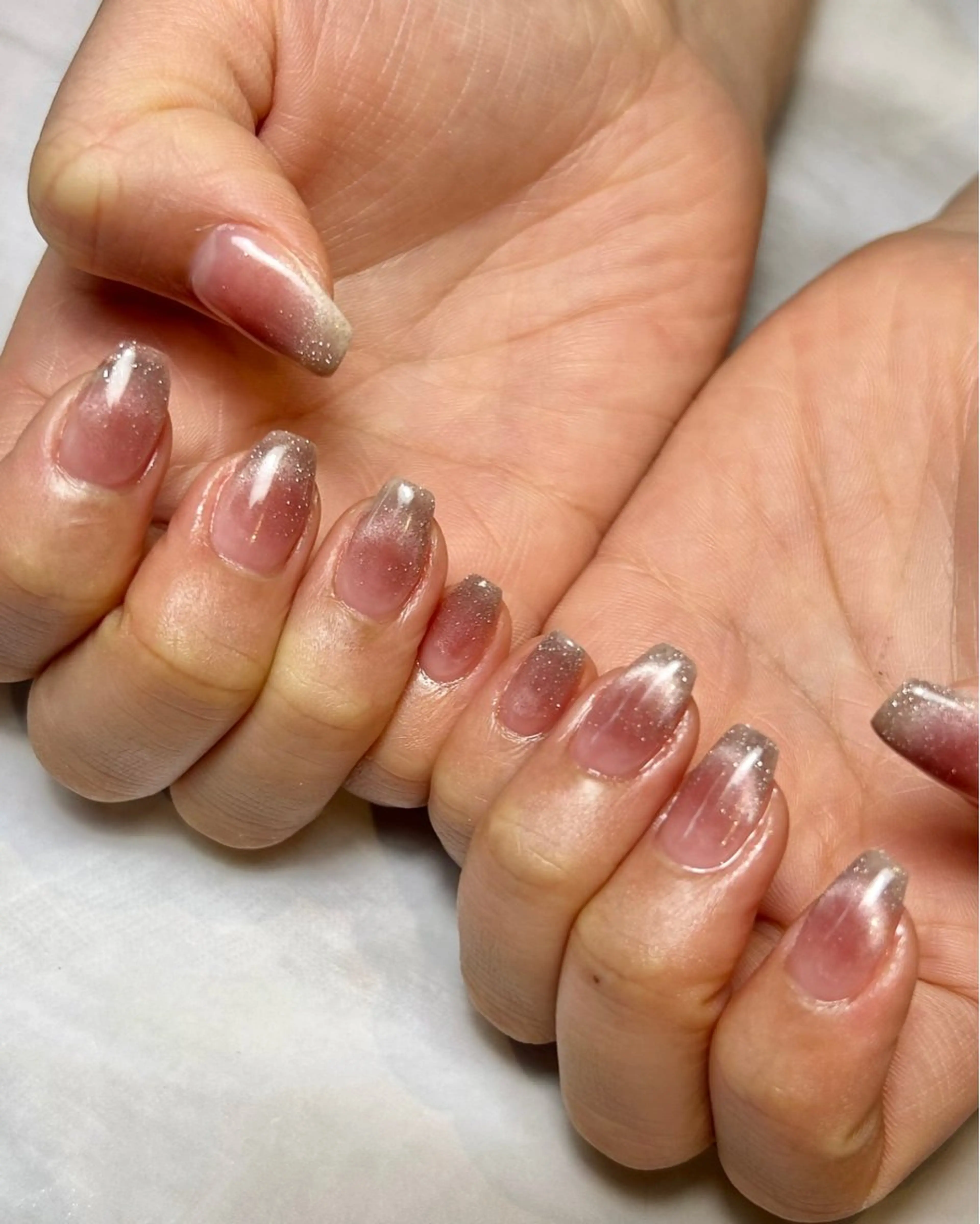 ネイル チークネイル 持ち込み 赤色 ハンドネイル Reflection marikoのネイルデザイン