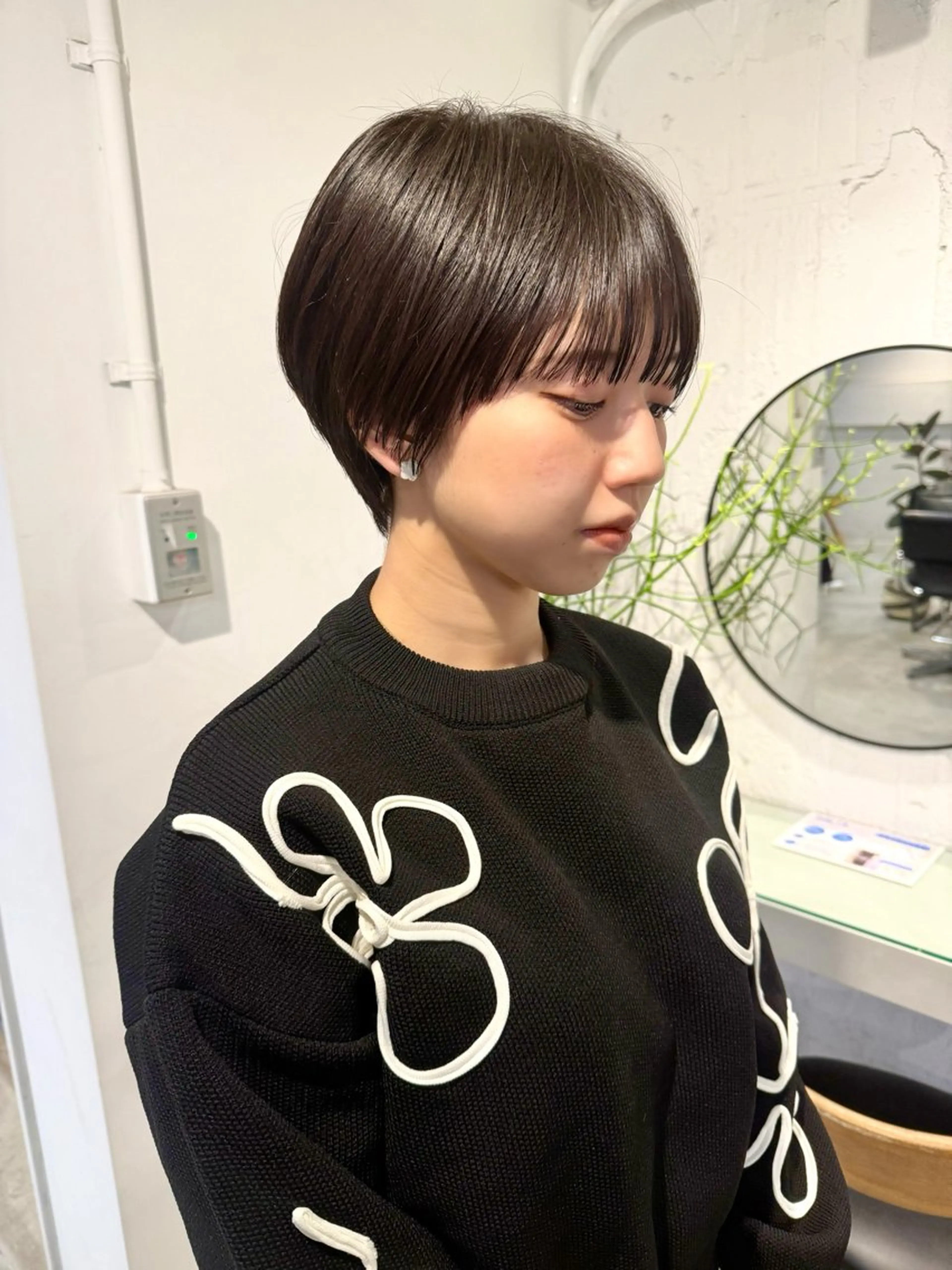 ショート カット ヘアカラー 骨格診断で絶対可愛い ✨丸みショート✨凌弥のヘアスタイル