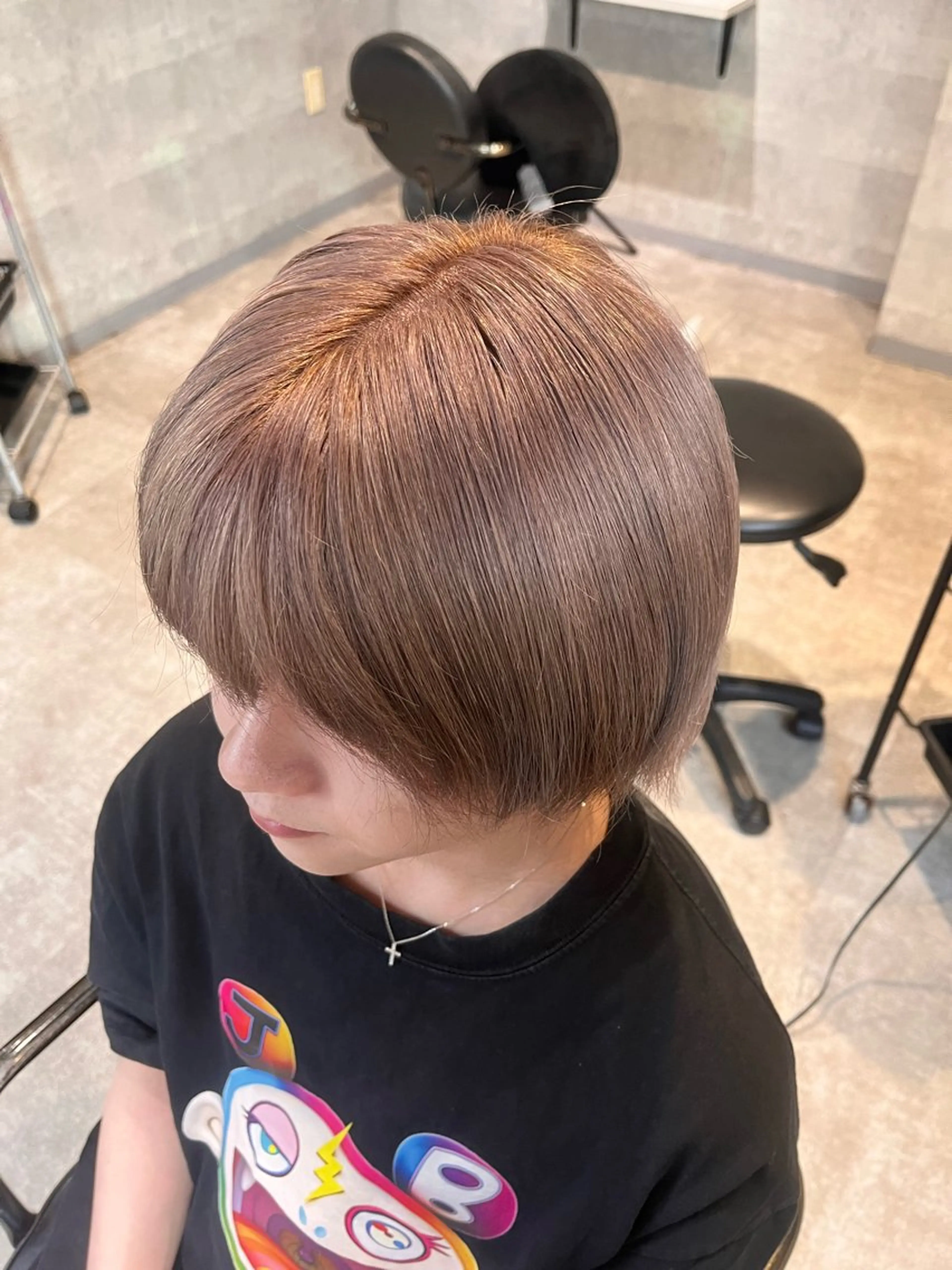 メンズ ヘアカラー 辻 奈々のヘアスタイル