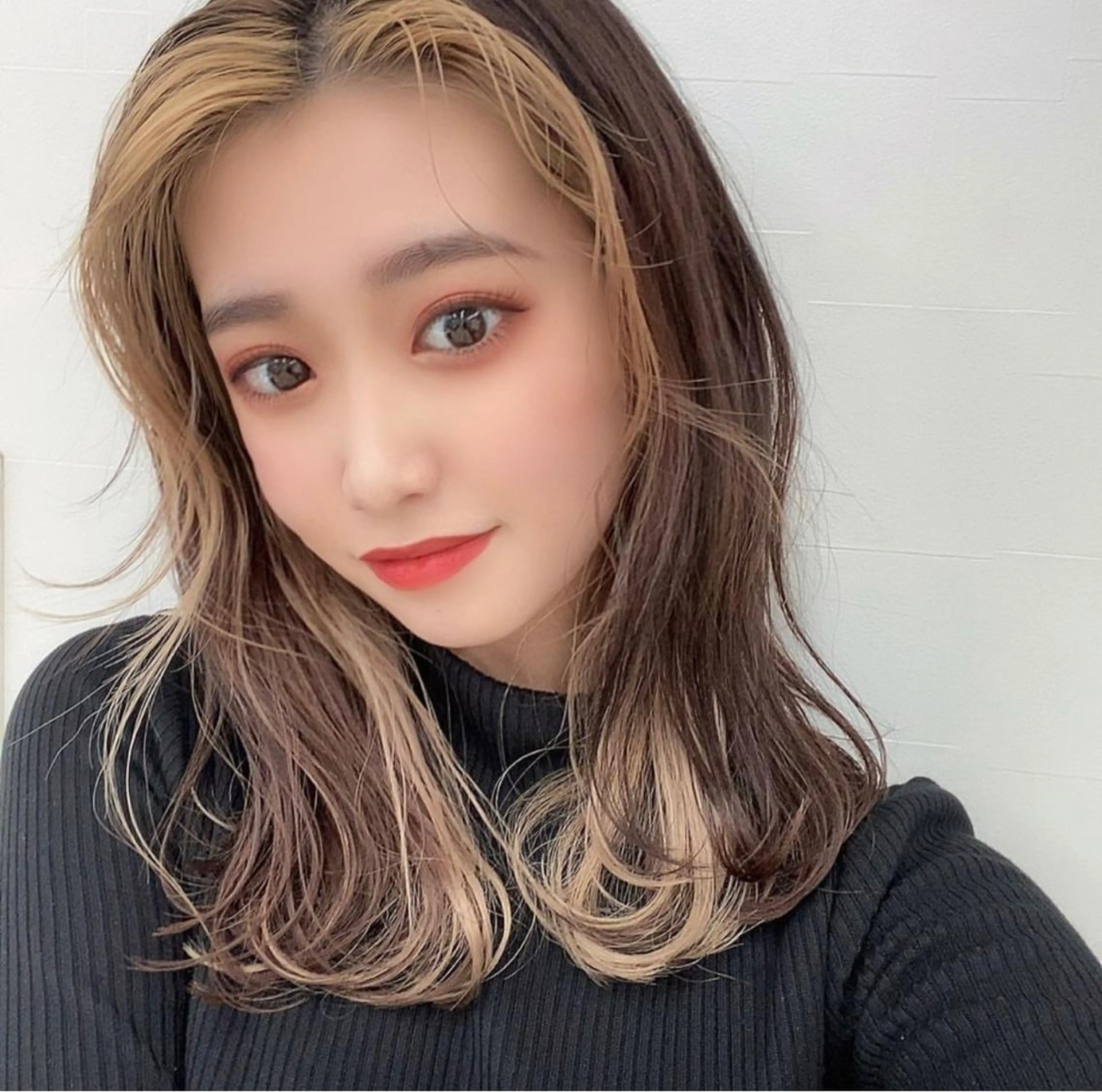 ロング カラー キッズ マツエク・マツパ レイヤー＆カラー 人気美容師倉崎涼のヘアスタイル