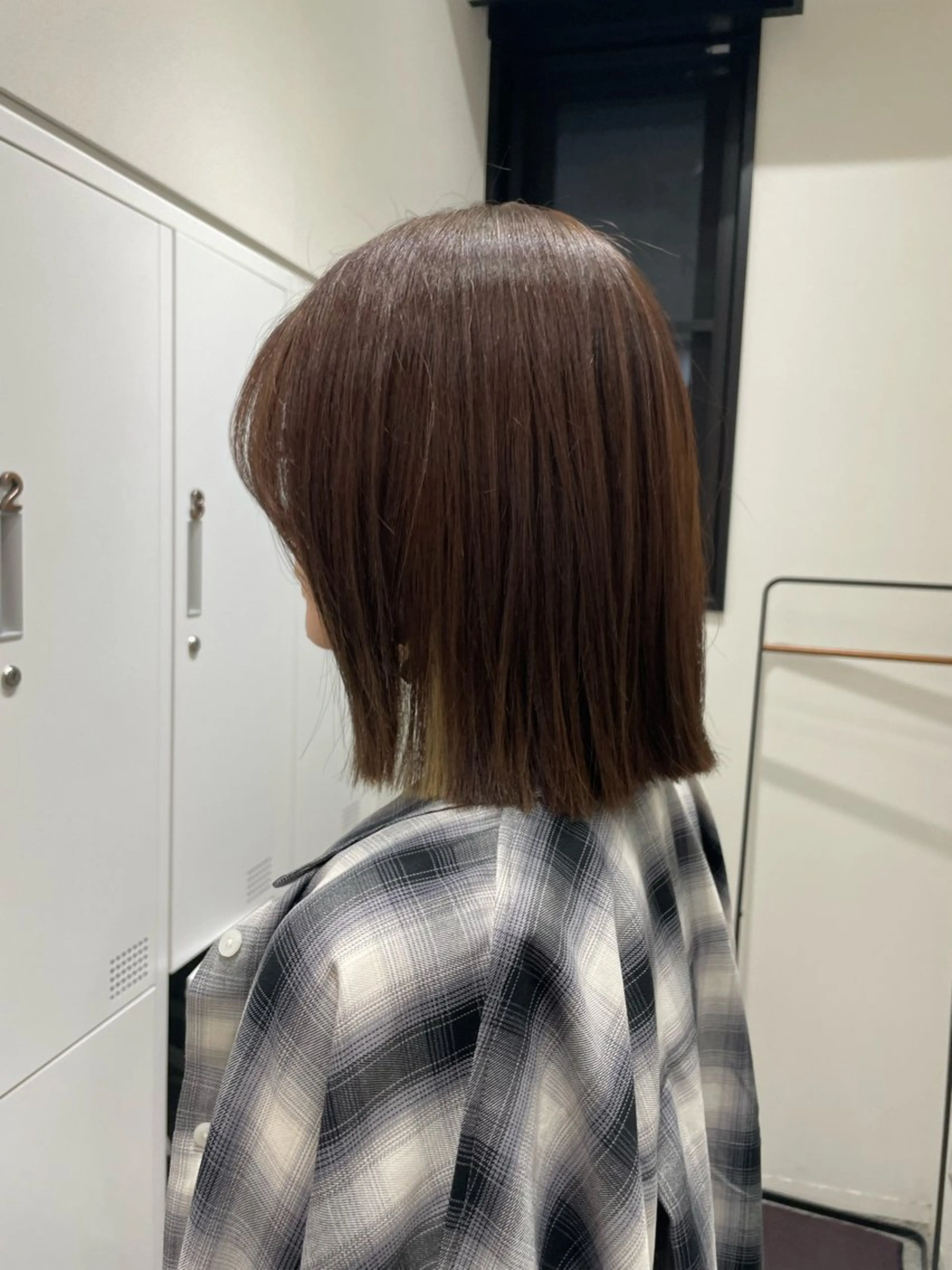 ミディアム カット ヘアカラー トリートメント 🐥ボブ/韓国ヘア 髪質改善/halcaのヘアスタイル