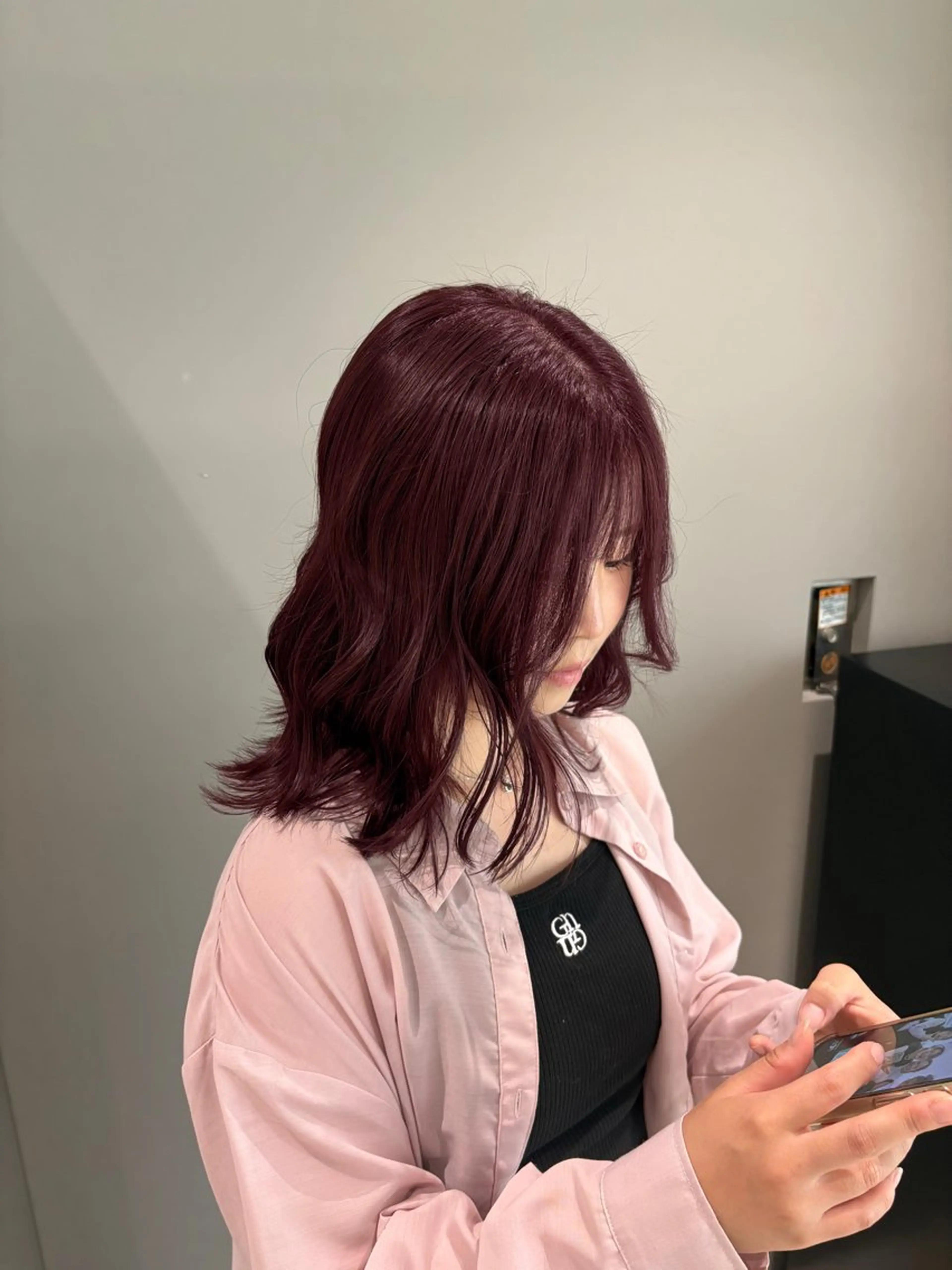 【🍇暖色カラー限定🍇】ワンカラー＋選べるオリジナルトリートメントの写真