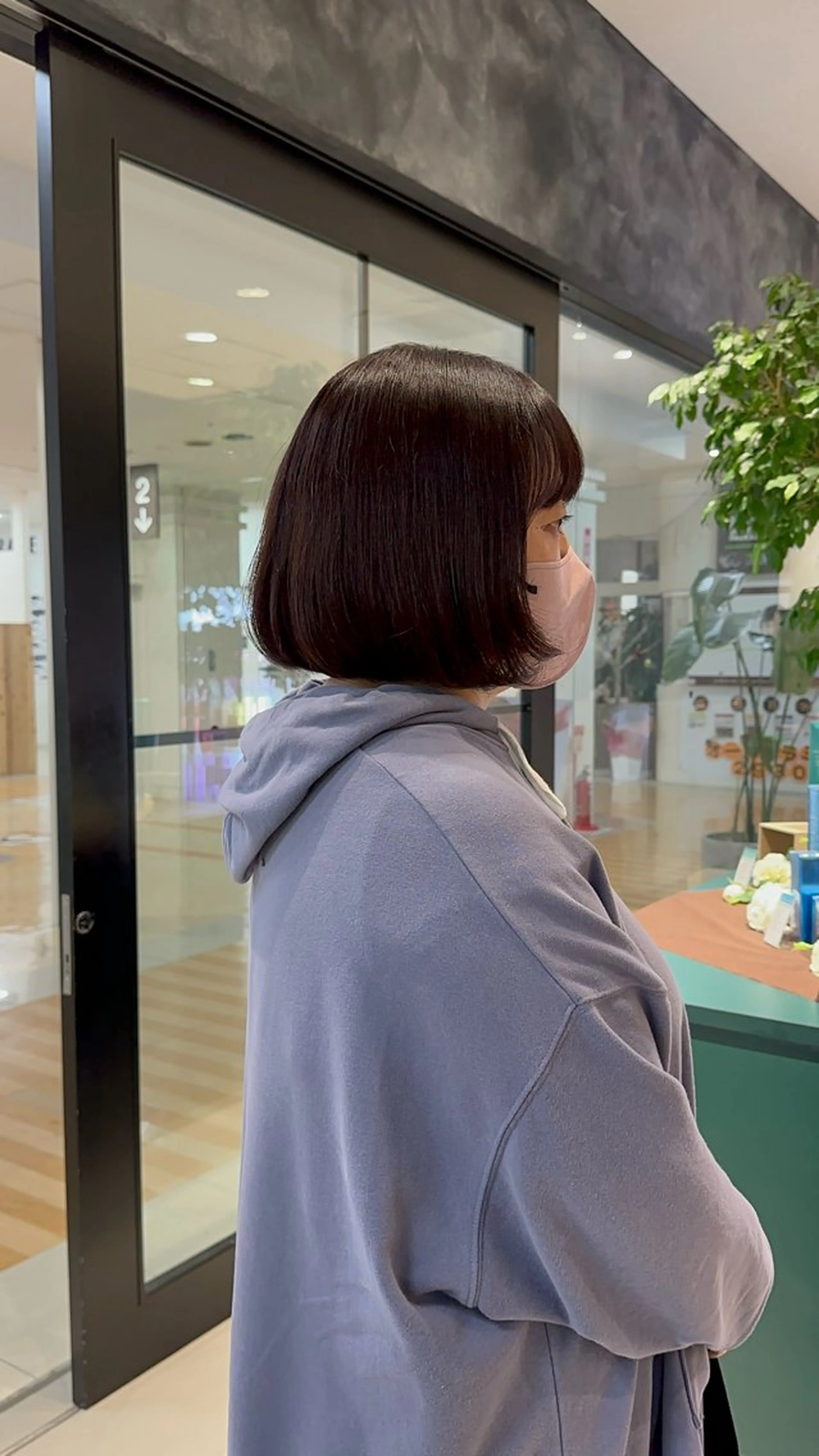 ショート ピンクブラウン rilliant所属・中原 つくしのヘアスタイル