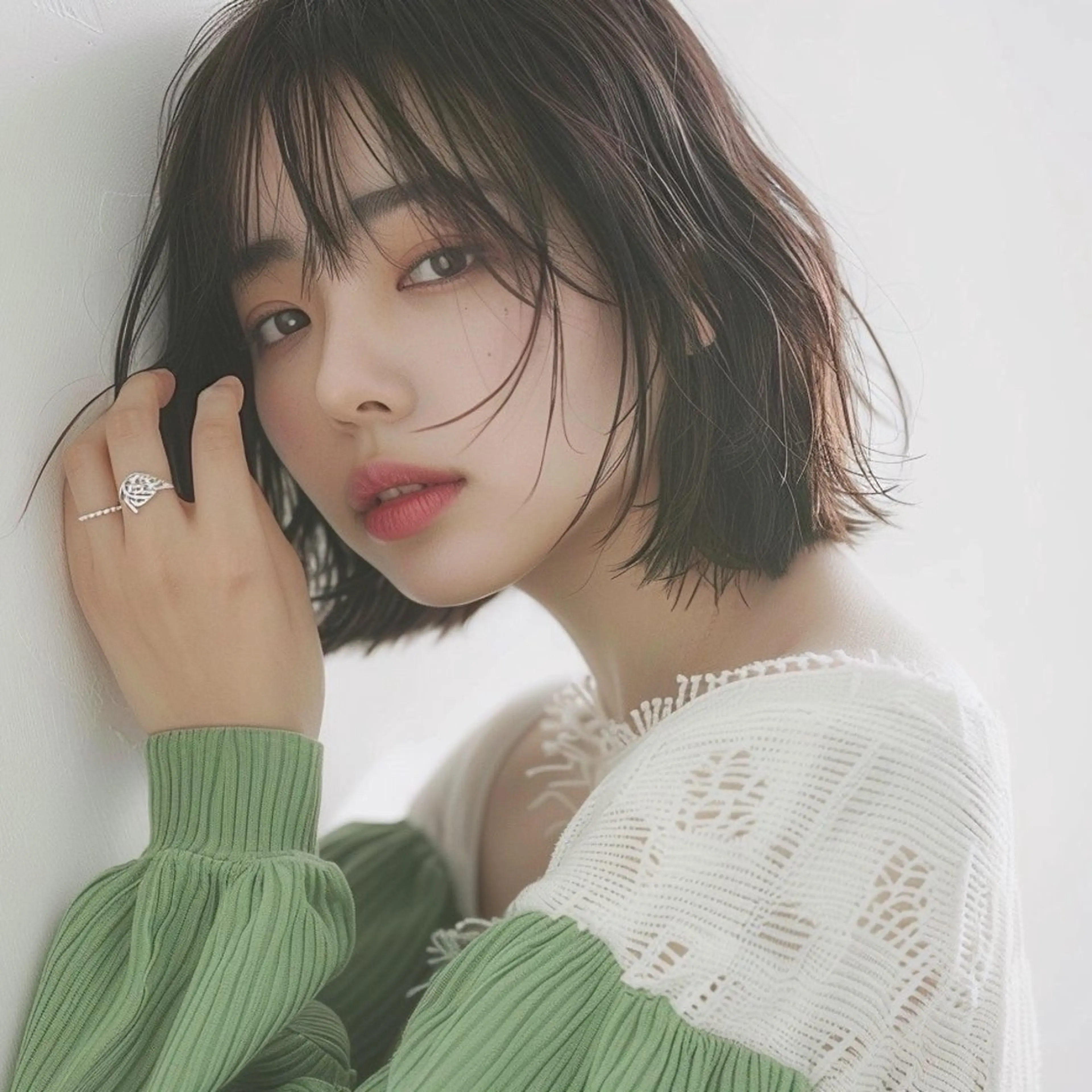 ショート カット ヘアカラー トリートメント しもかわ かほのヘアスタイル