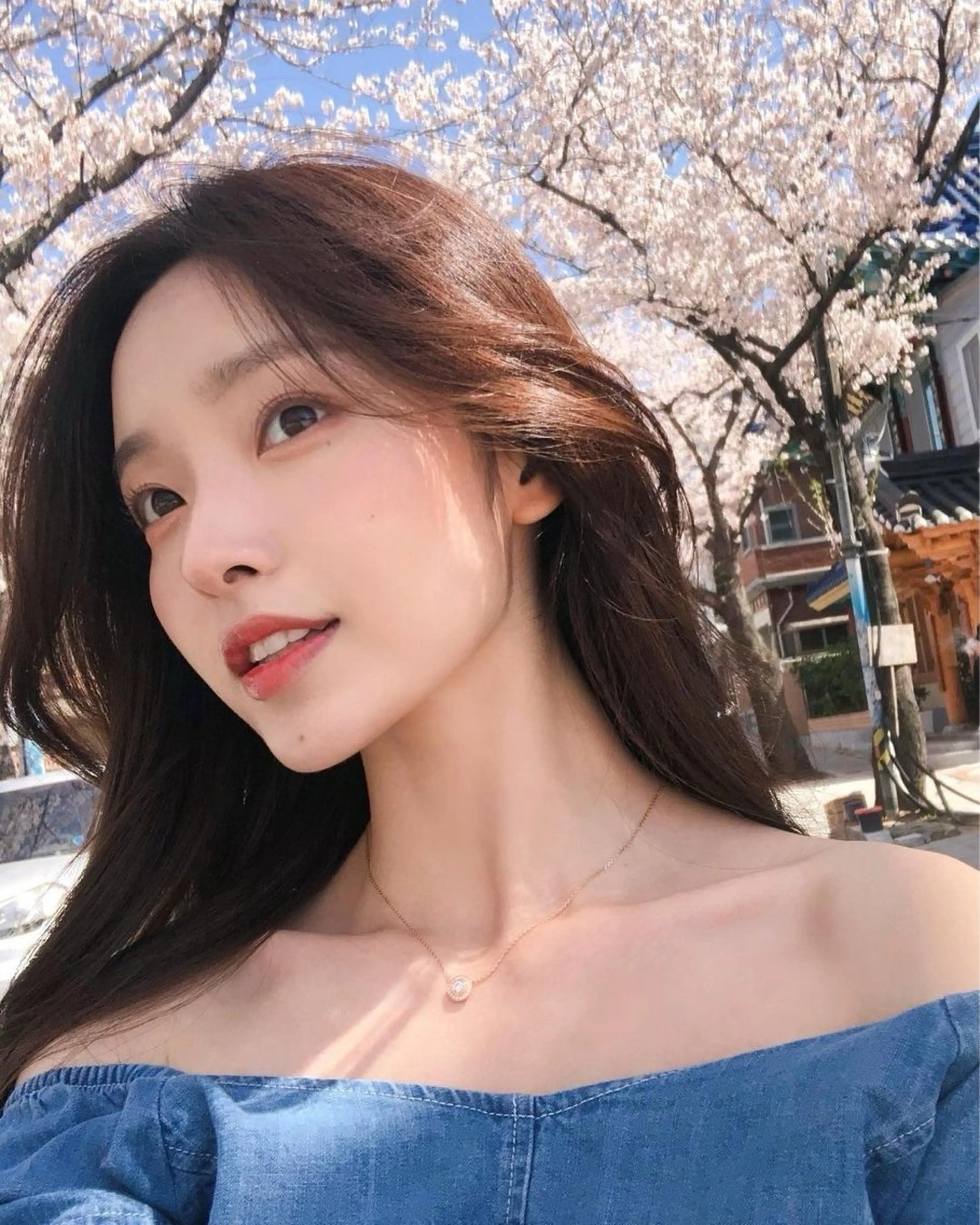 ロング カラー カット ヘアカラー トリートメント 莉乃/縮毛矯正/髪質 改善/艶カラーのヘアスタイル