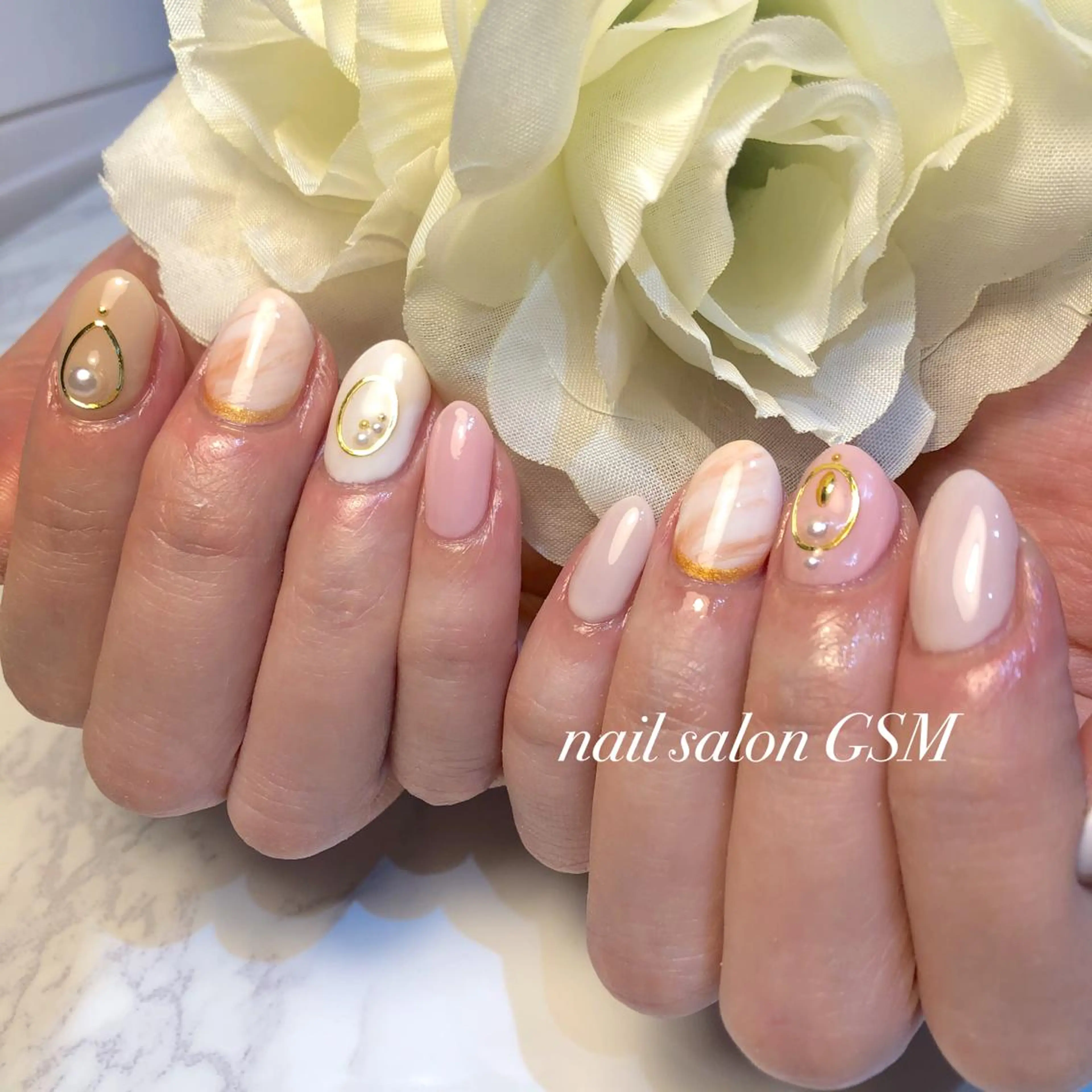 ネイル ハンドネイル nail salon GSMのネイルデザイン