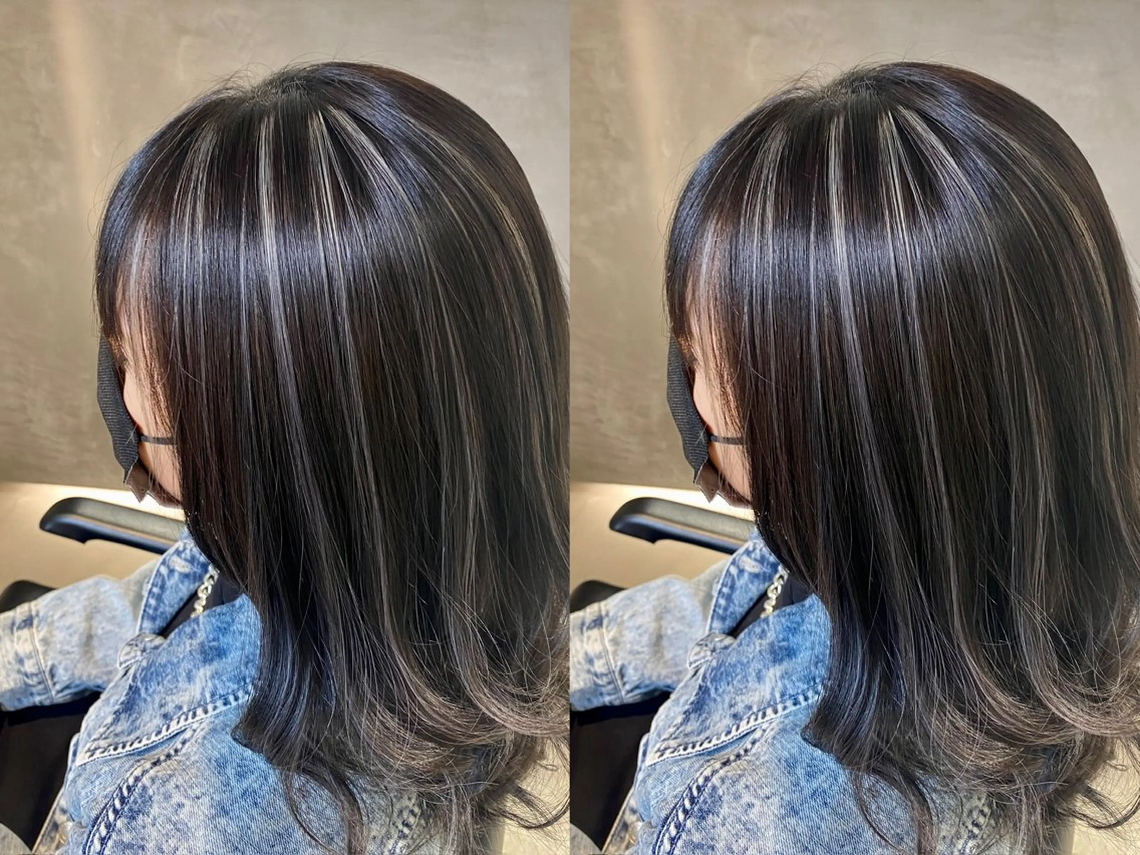 セミロング カラー ハイライトカラー ハイライト カット ヘアカラー トリートメント 髪質改善/縮毛矯正 レイヤー/松川匠のヘアスタイル