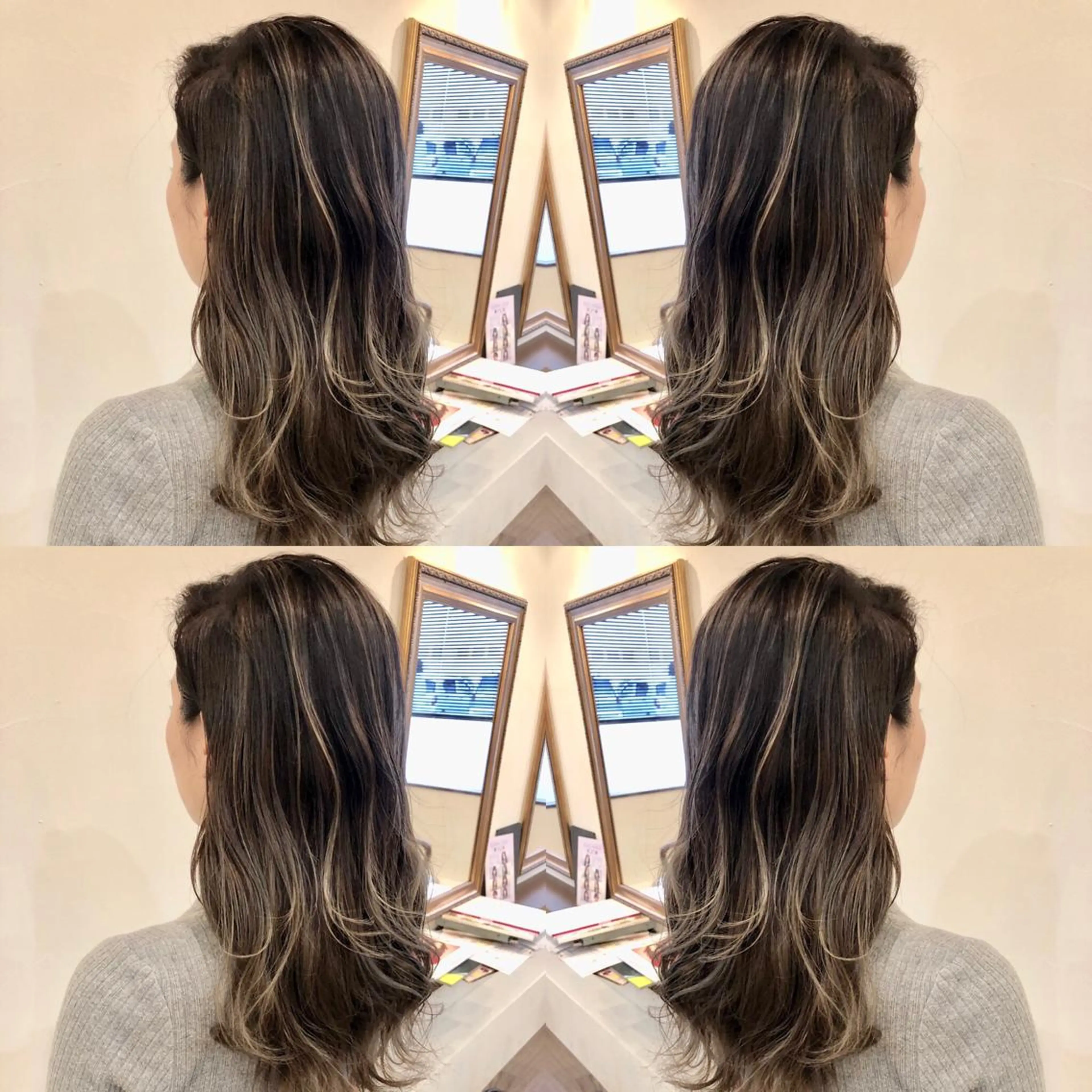 セミロング カラー ヘアカラー Hair make VERDA所属・宮下 耕平のヘアスタイル