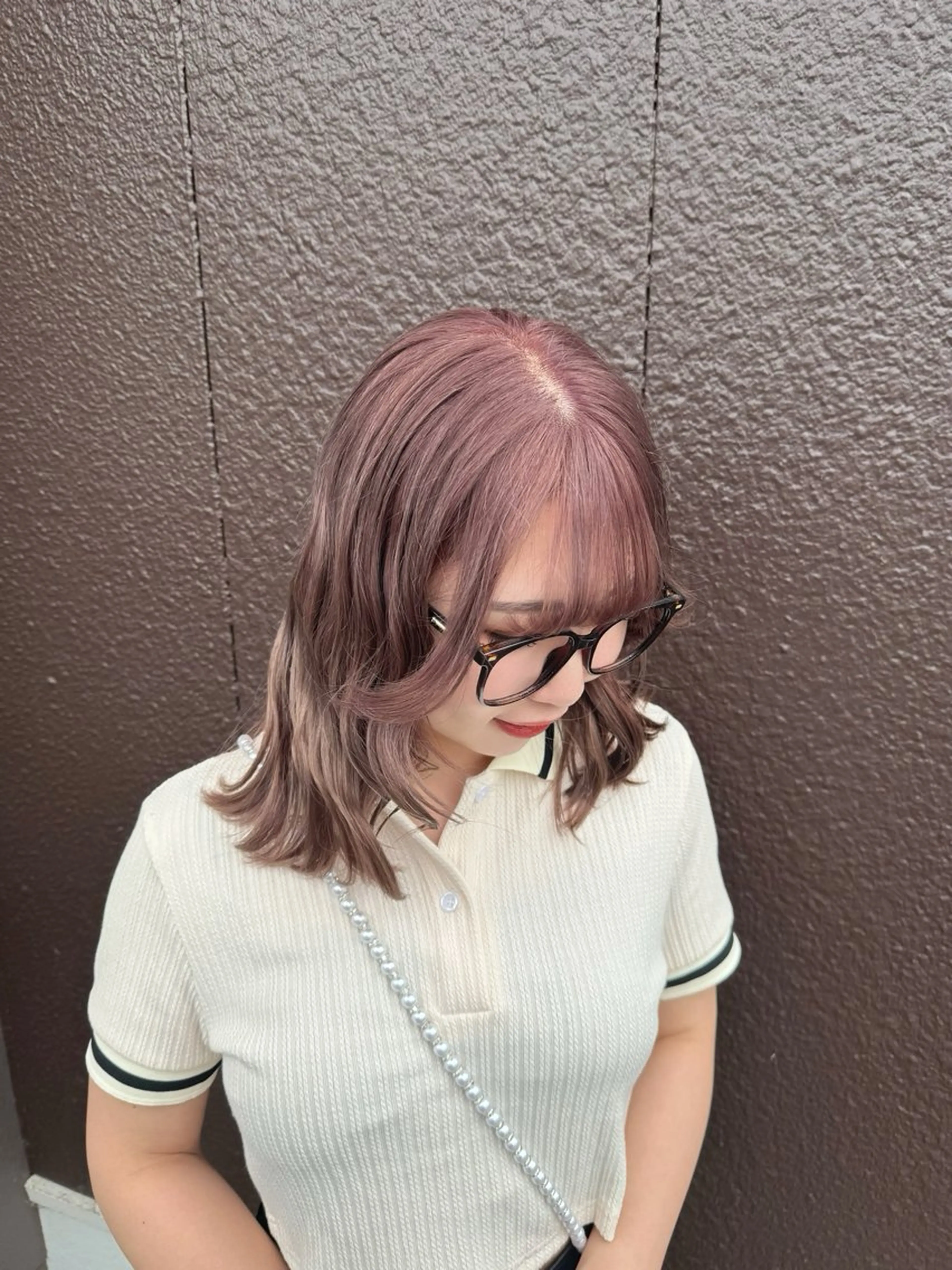 【minimo限定✨】 ブリーチリタッチ＋1color✨️＋髪質改善treatment+顔周りカットの写真