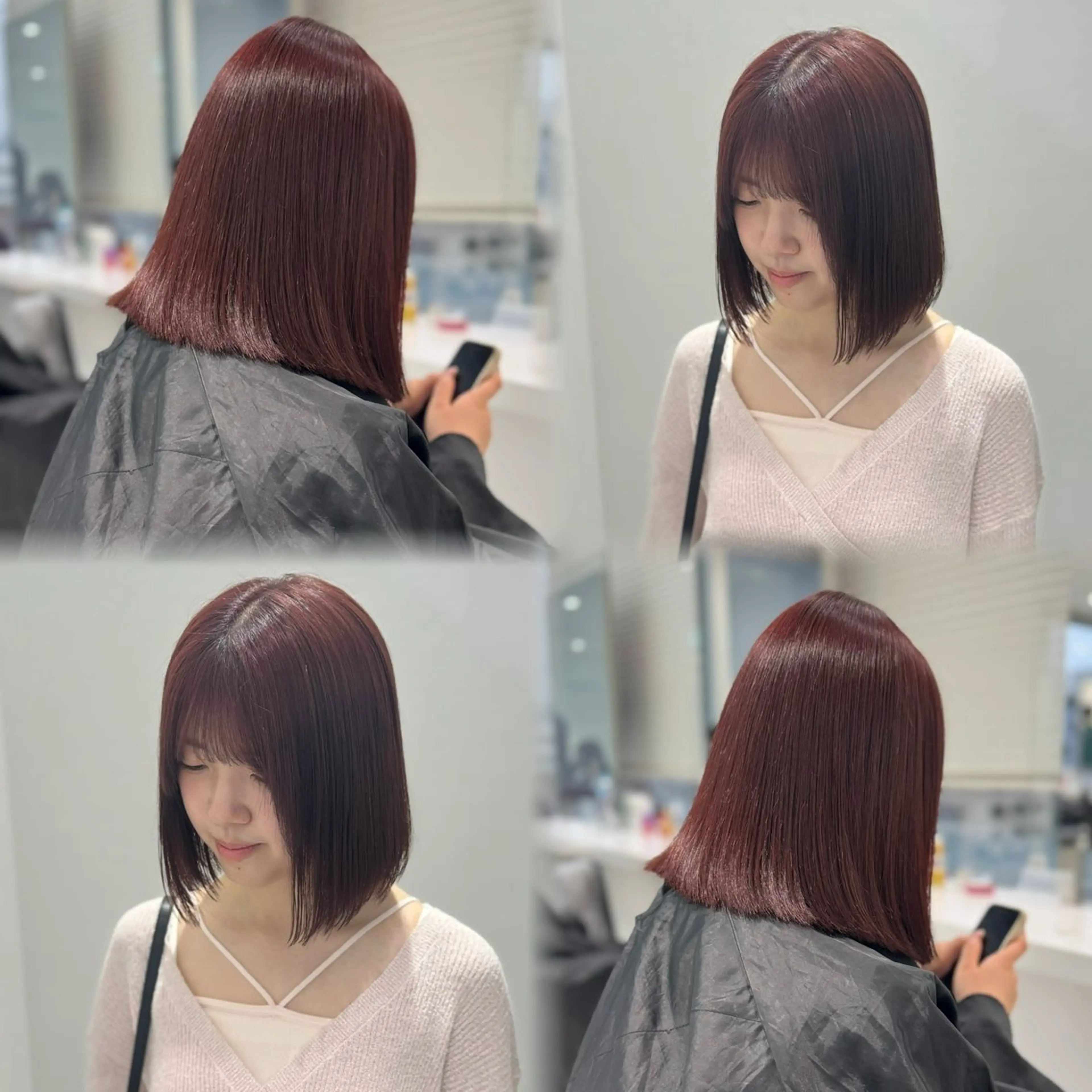 ショート カラー 💎透明感カラー /kaito💎のヘアスタイル