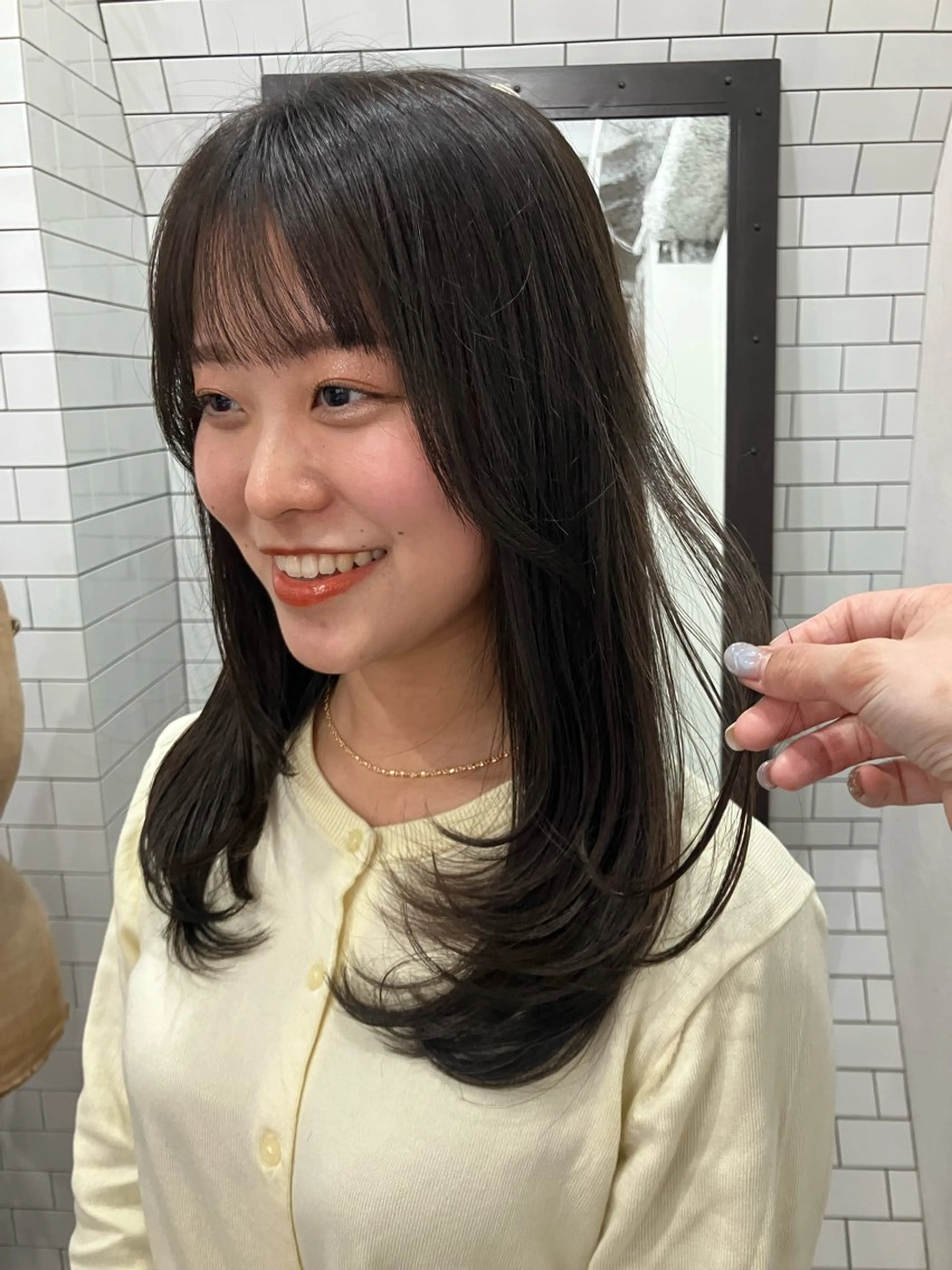ロング カラー 宮本 楓のヘアスタイル