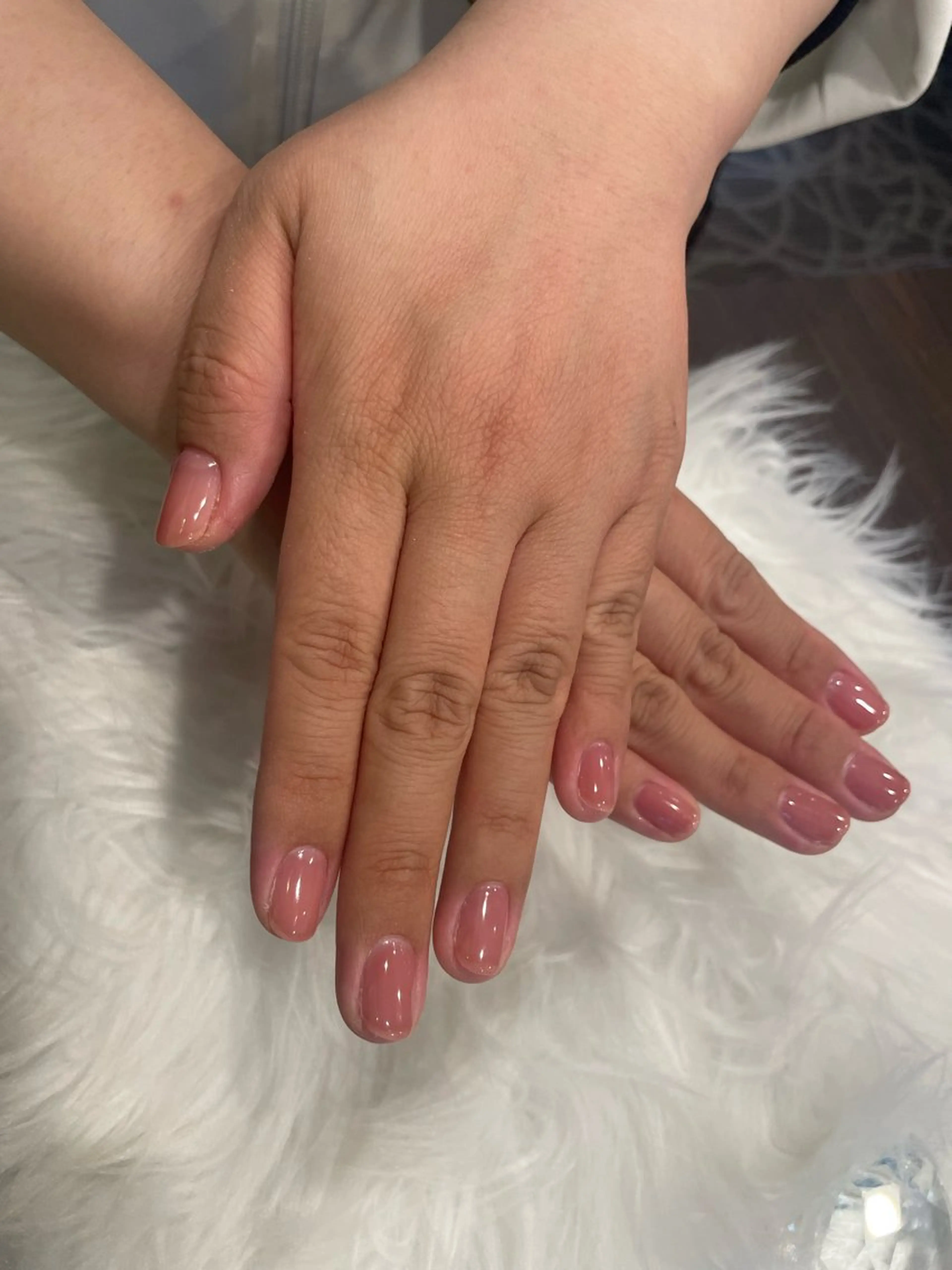 ネイル ワンカラーネイル ピンク Nobody_ Manamiのネイルデザイン