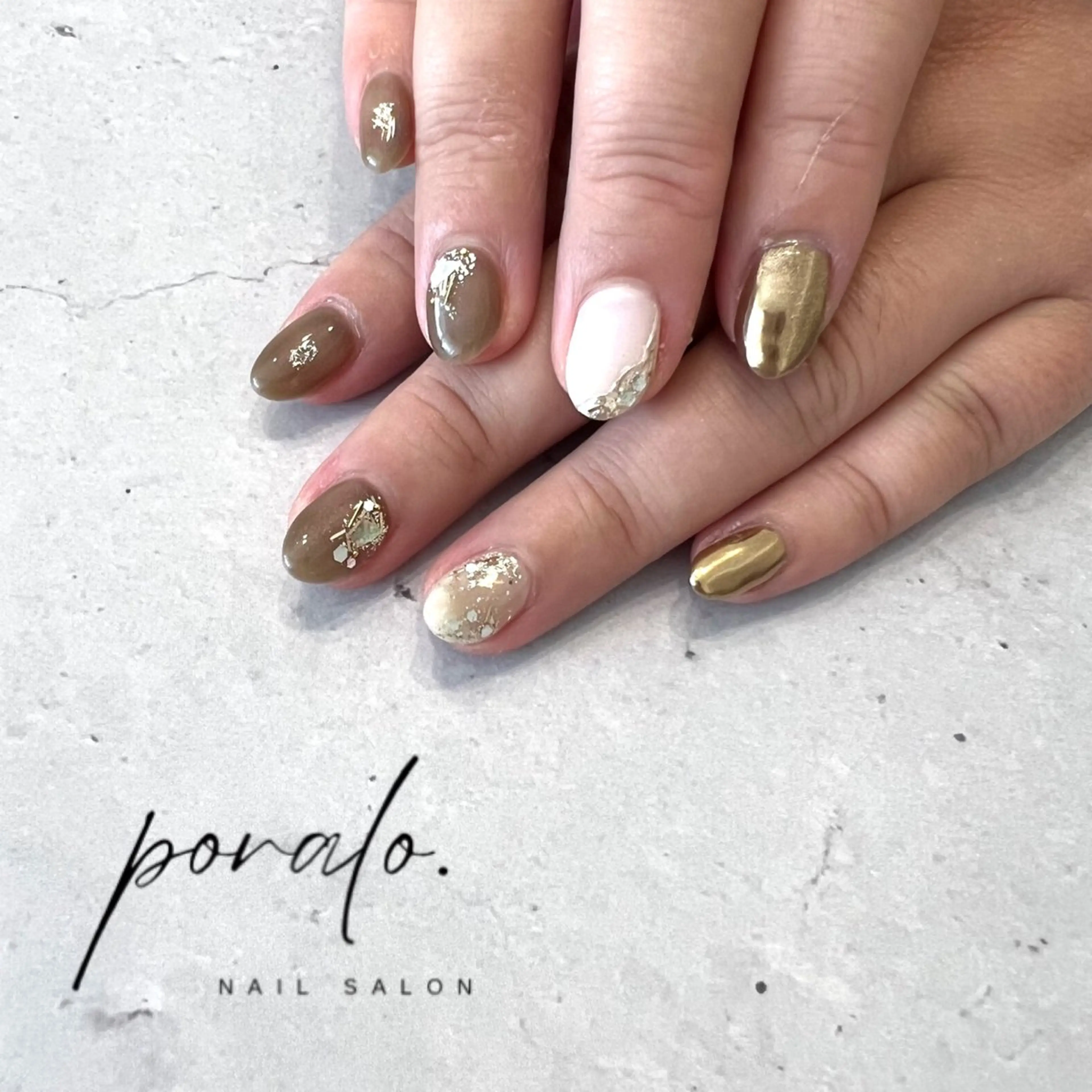 ネイル ハンドネイル nail salon poraloのネイルデザイン