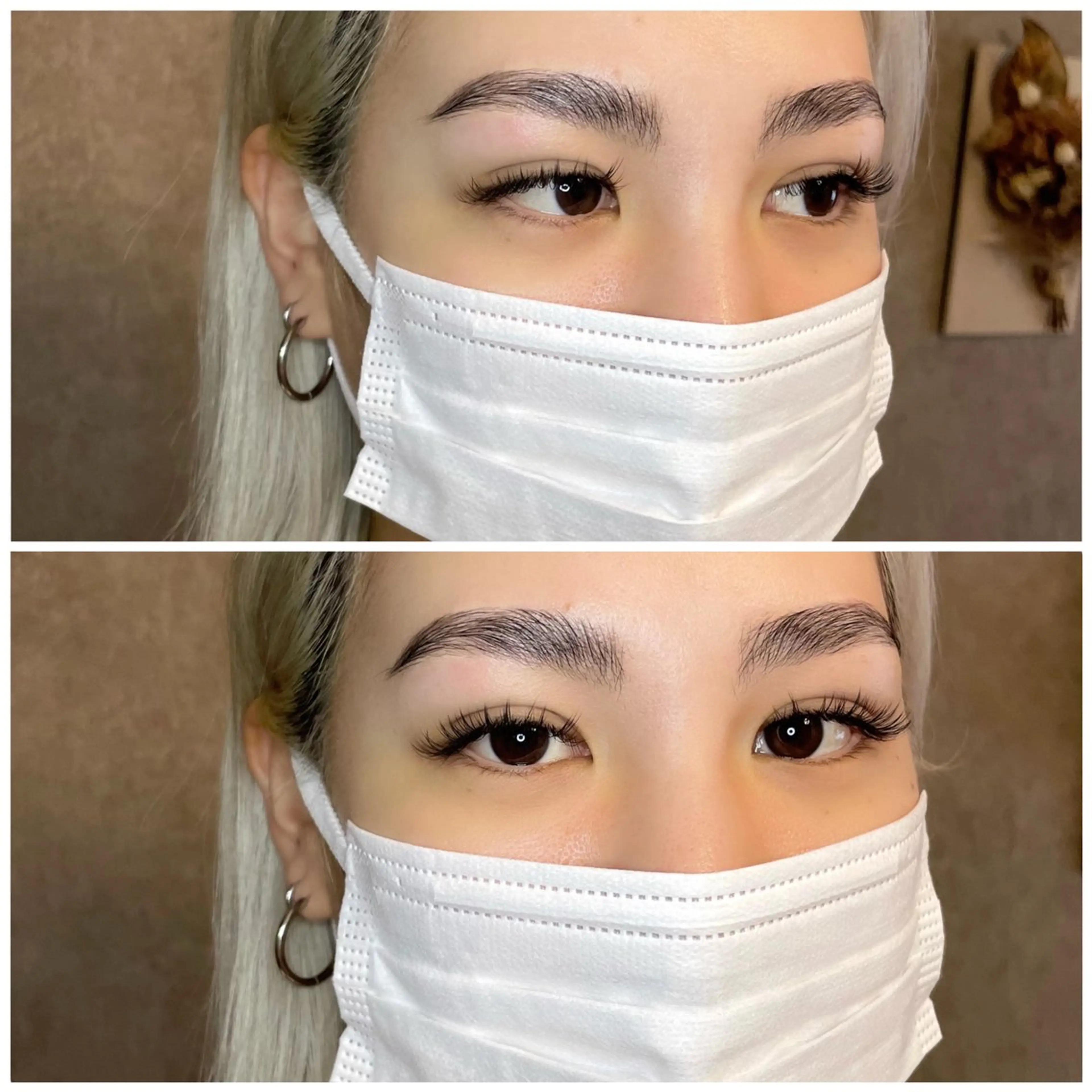 マツエク・マツパ アイブロウ ハリウッドブロウリフト フラットラッシュ マツエク YUNIKO eyelashのマツエク・マツパデザイン