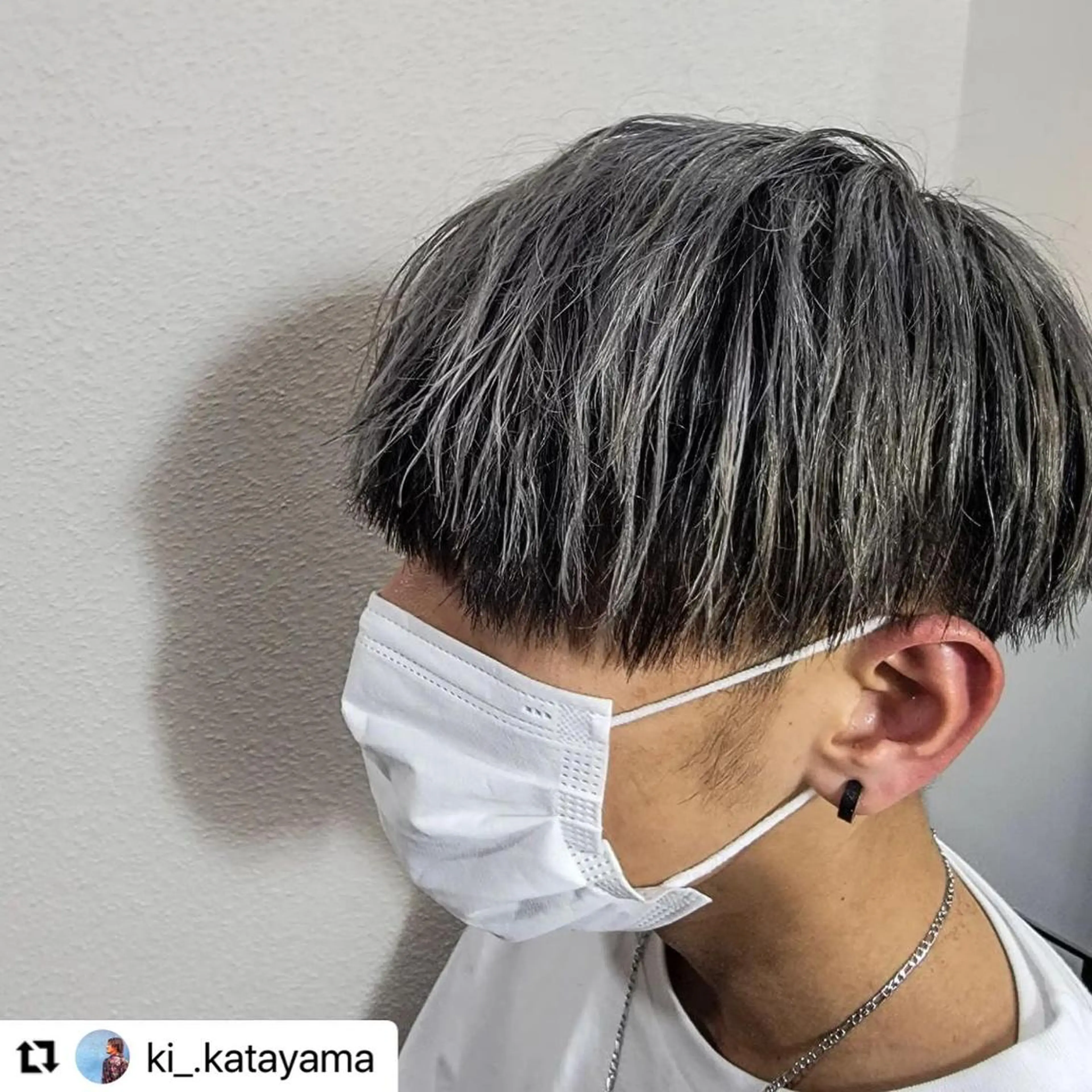 ミディアム カラー メンズ ミディアムパーマ メンズパーマ メンズツイストパーマ 波巻きパーマ ツイストパーマ 🩷Eny terrace🩷のヘアスタイル