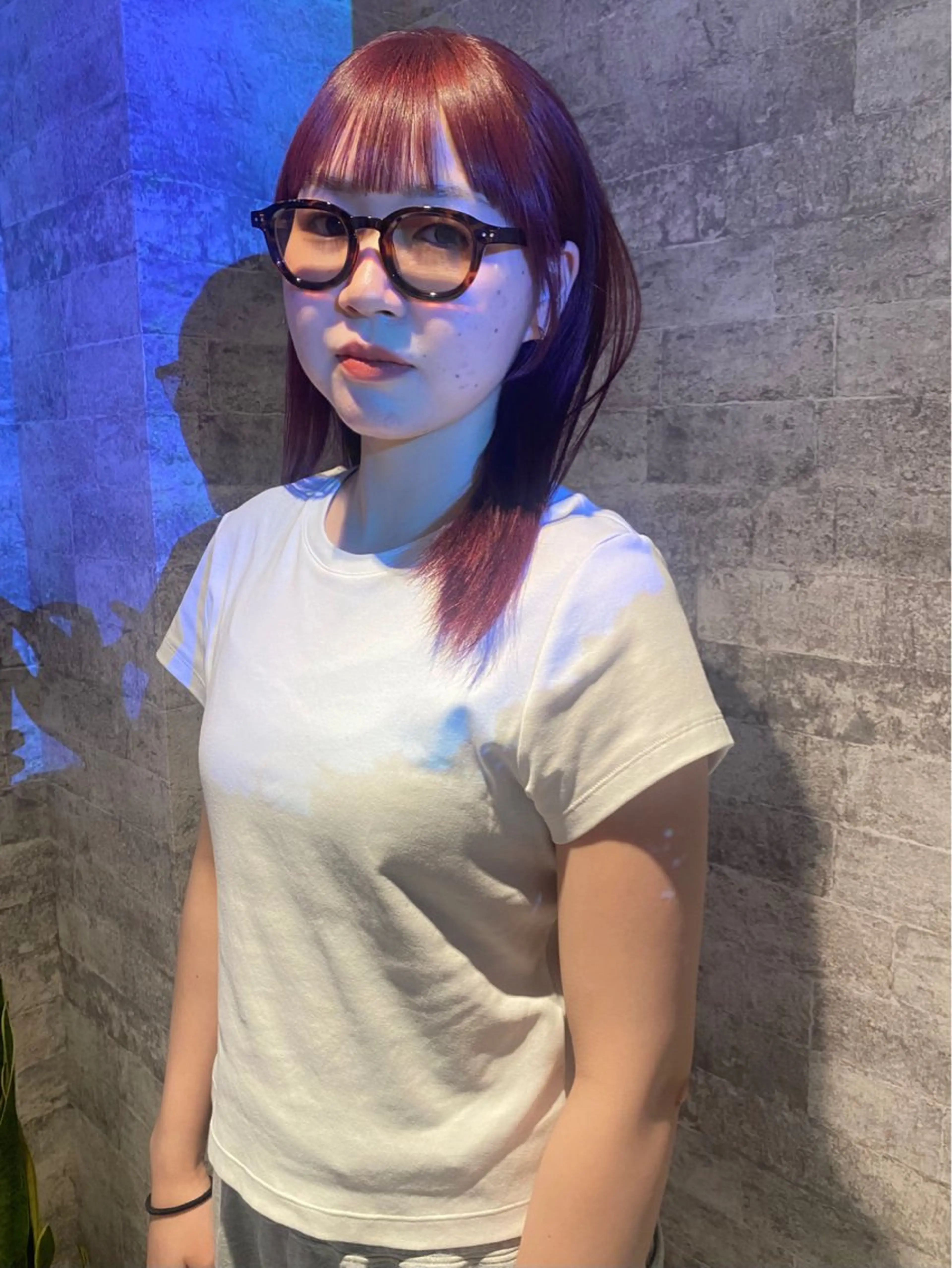 セミロング カラー カット ヘアカラー トリートメント mai / linoah˚✧のヘアスタイル