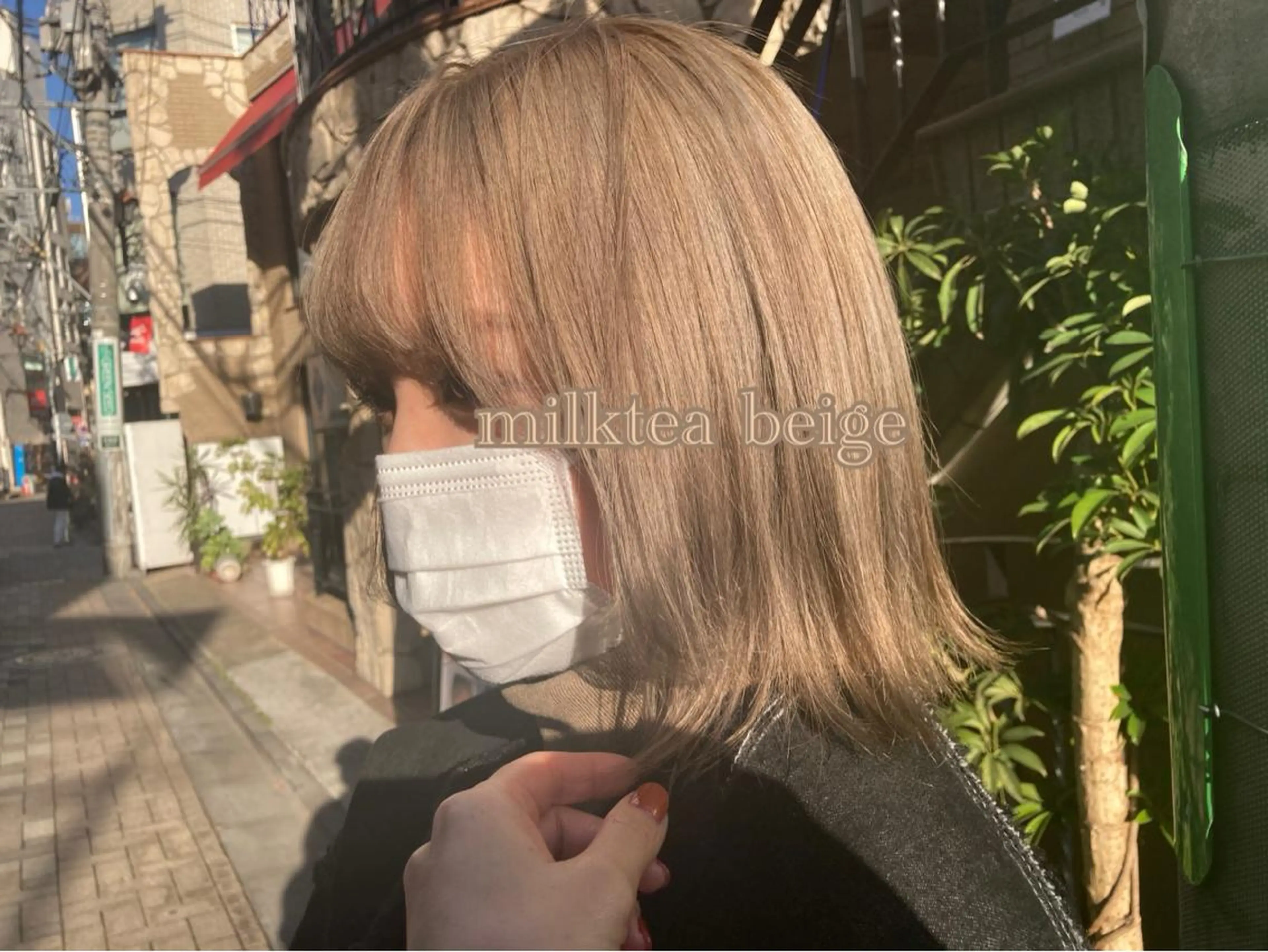 ミディアム カラー ヘアカラー トリートメント ヘアセット 上品な透明感カラー/ 表参道/MIKUのヘアスタイル