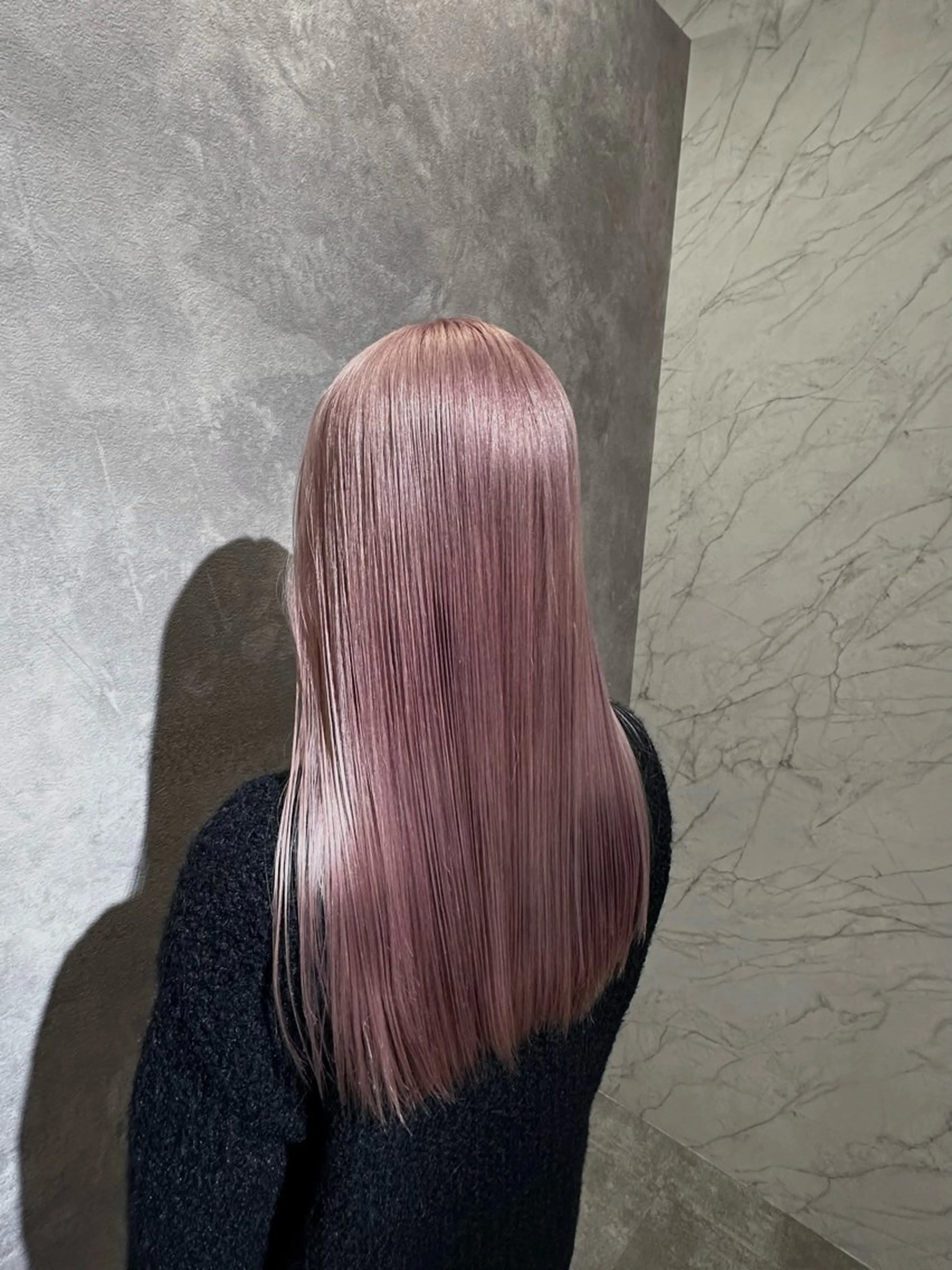 ロング ヘアカラー 中川 舞のヘアスタイル