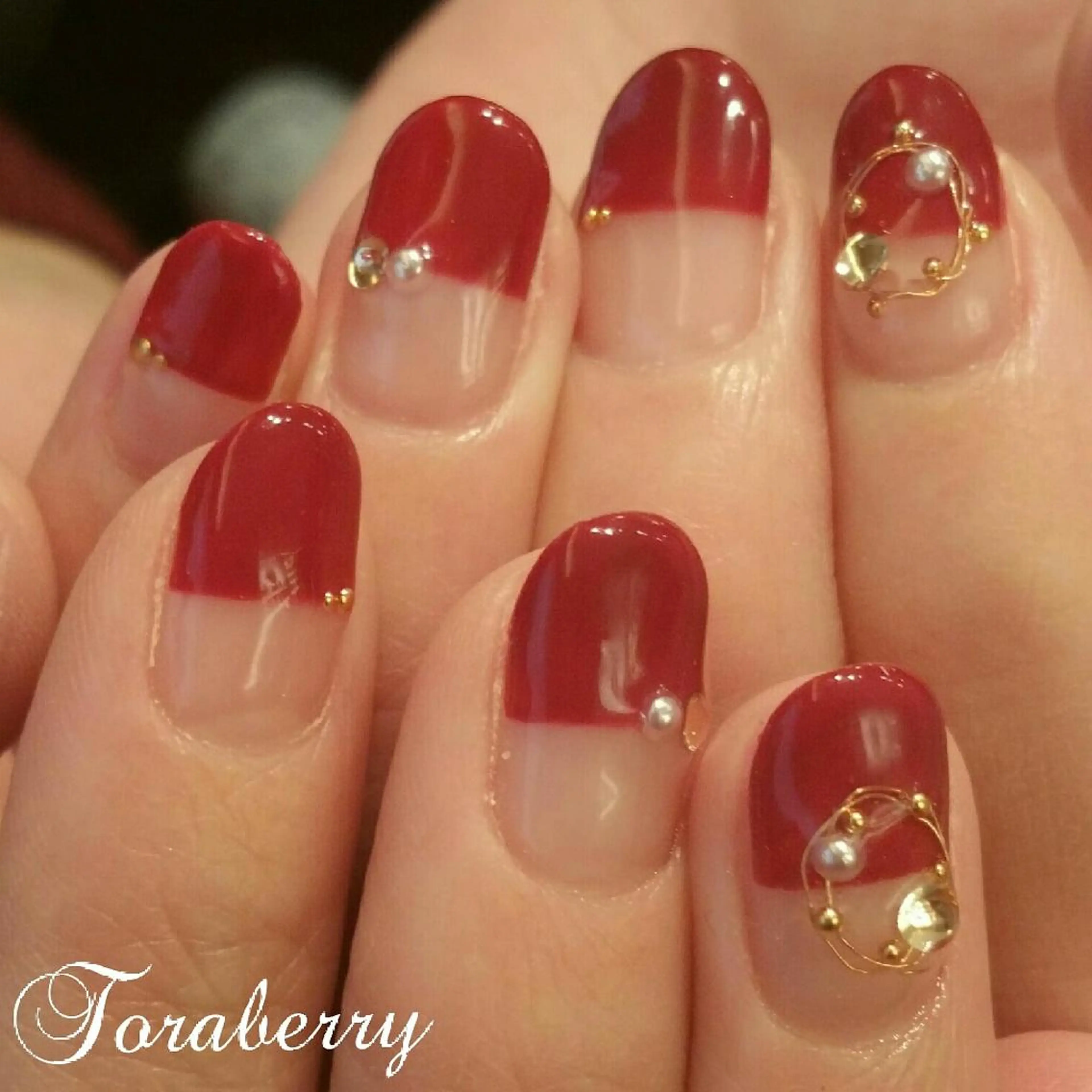 ネイル フレンチネイル ネイリスト なつみのネイルデザイン