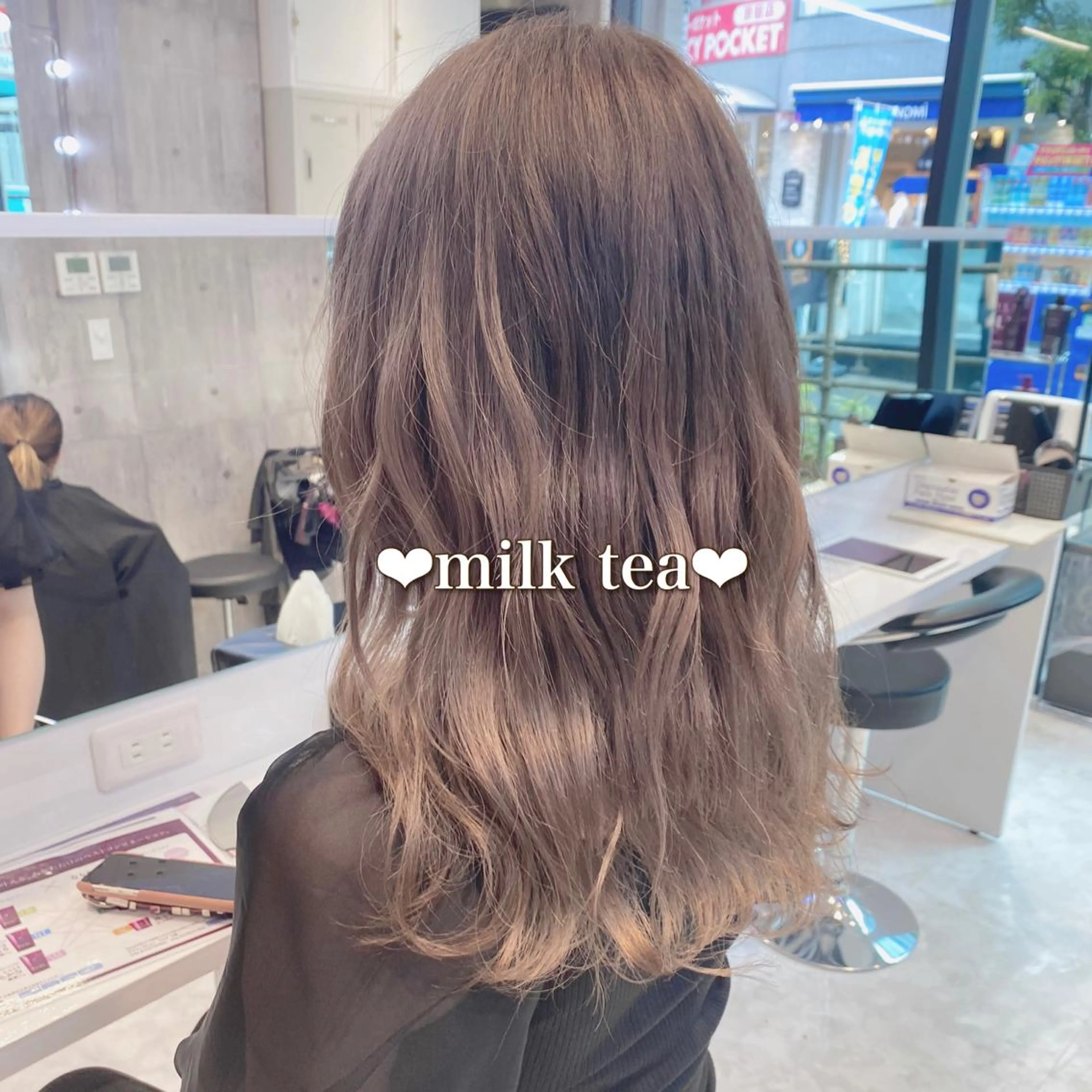 セミロング カラー ヘアアレンジ メンズ キッズ ヘアセット お悩み解決美容師 💐AMIのヘアスタイル