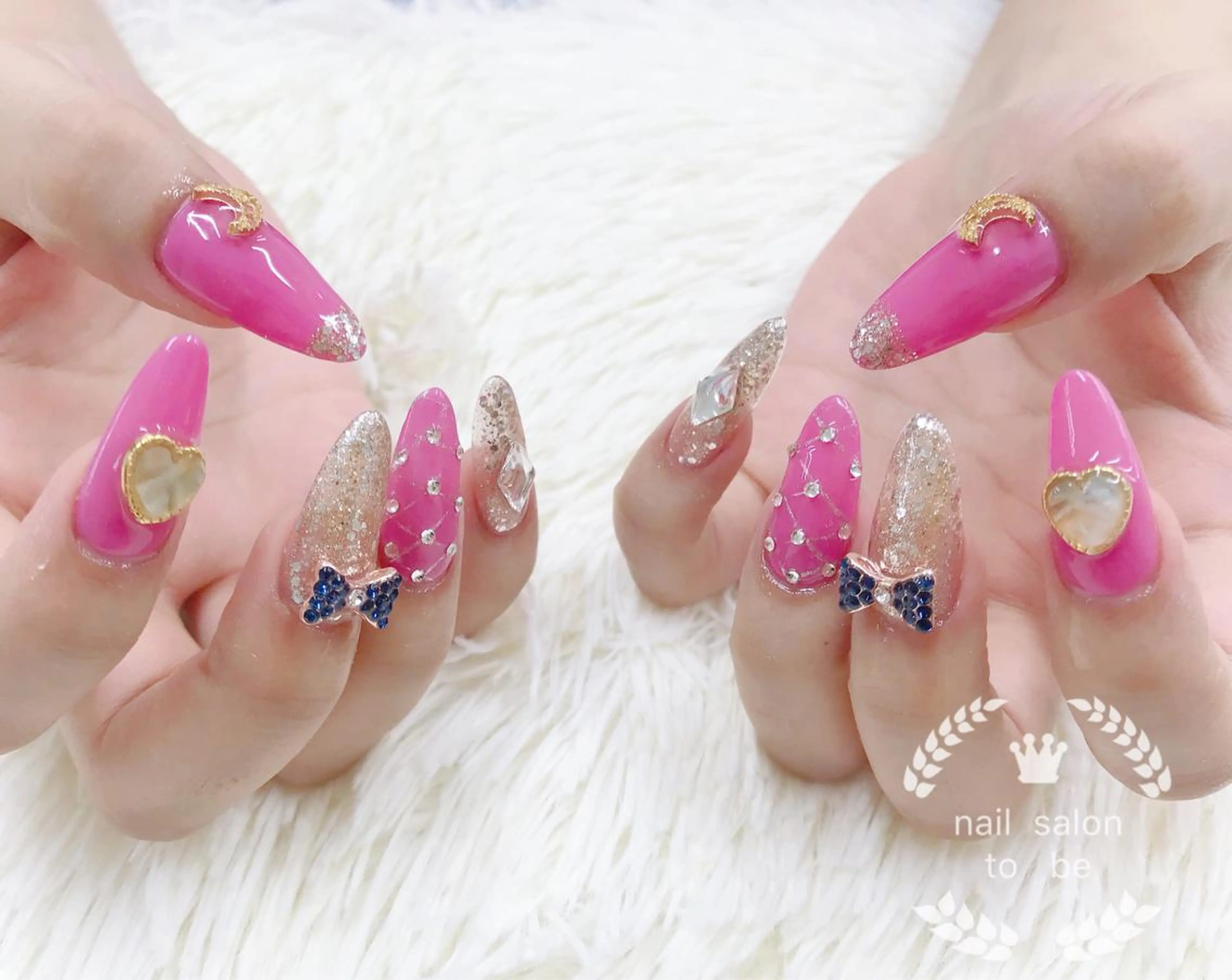ロング ネイル Nail Salon To Beのネイルデザイン