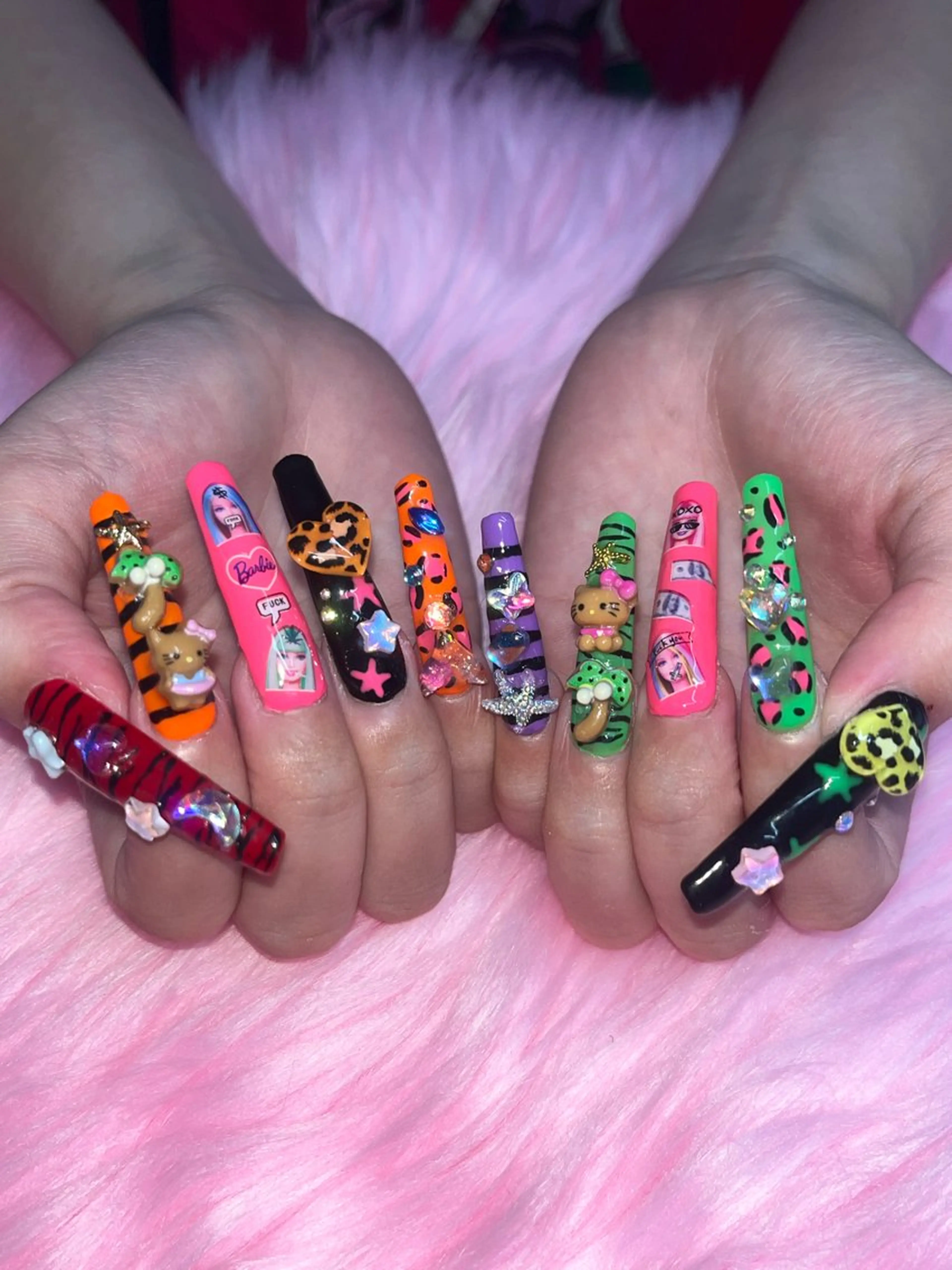 チップスカルプ💅フルアート💕の写真