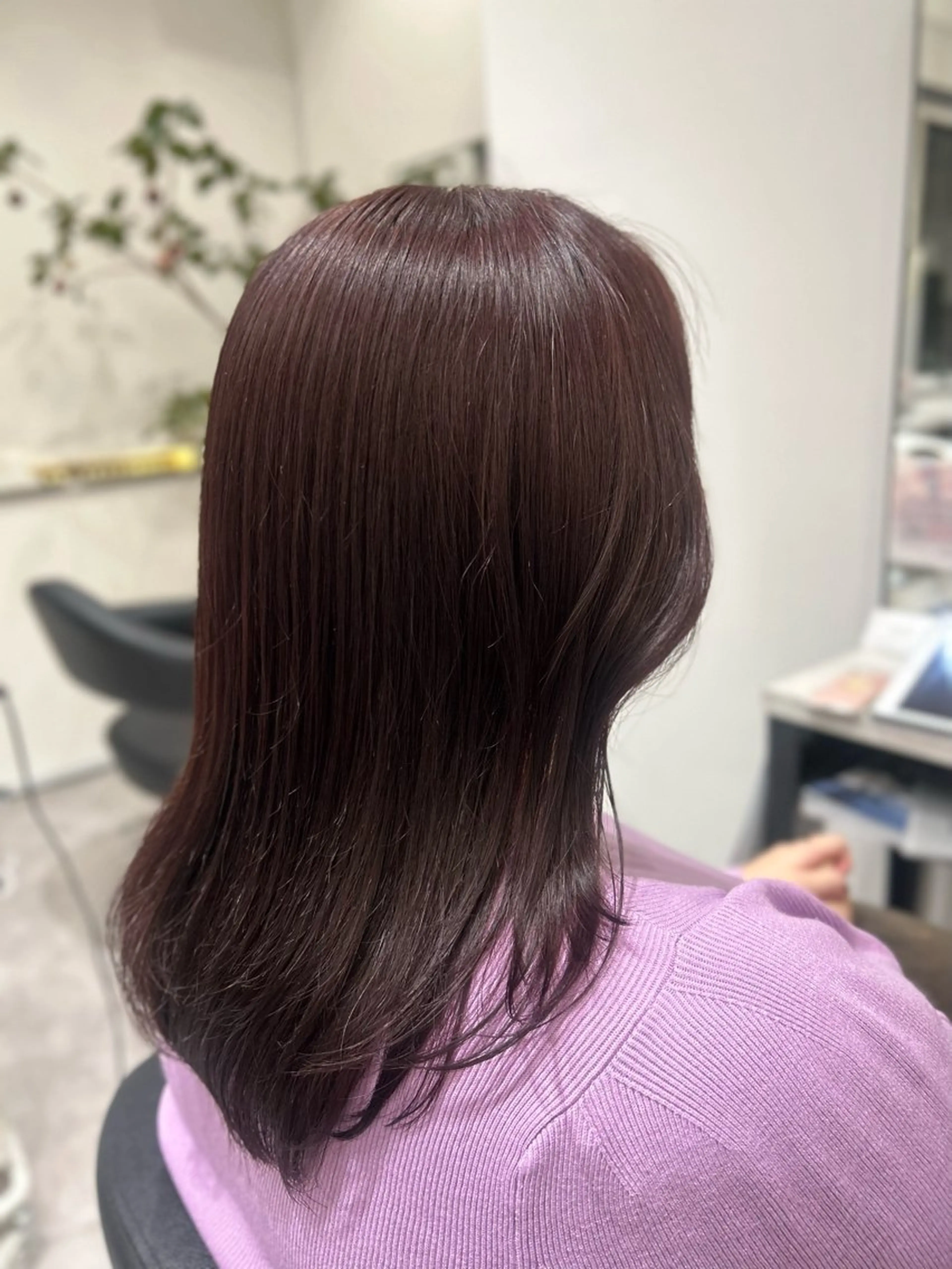 ミディアム ヘアカラー 岡田 祐果のマツエク・マツパデザイン