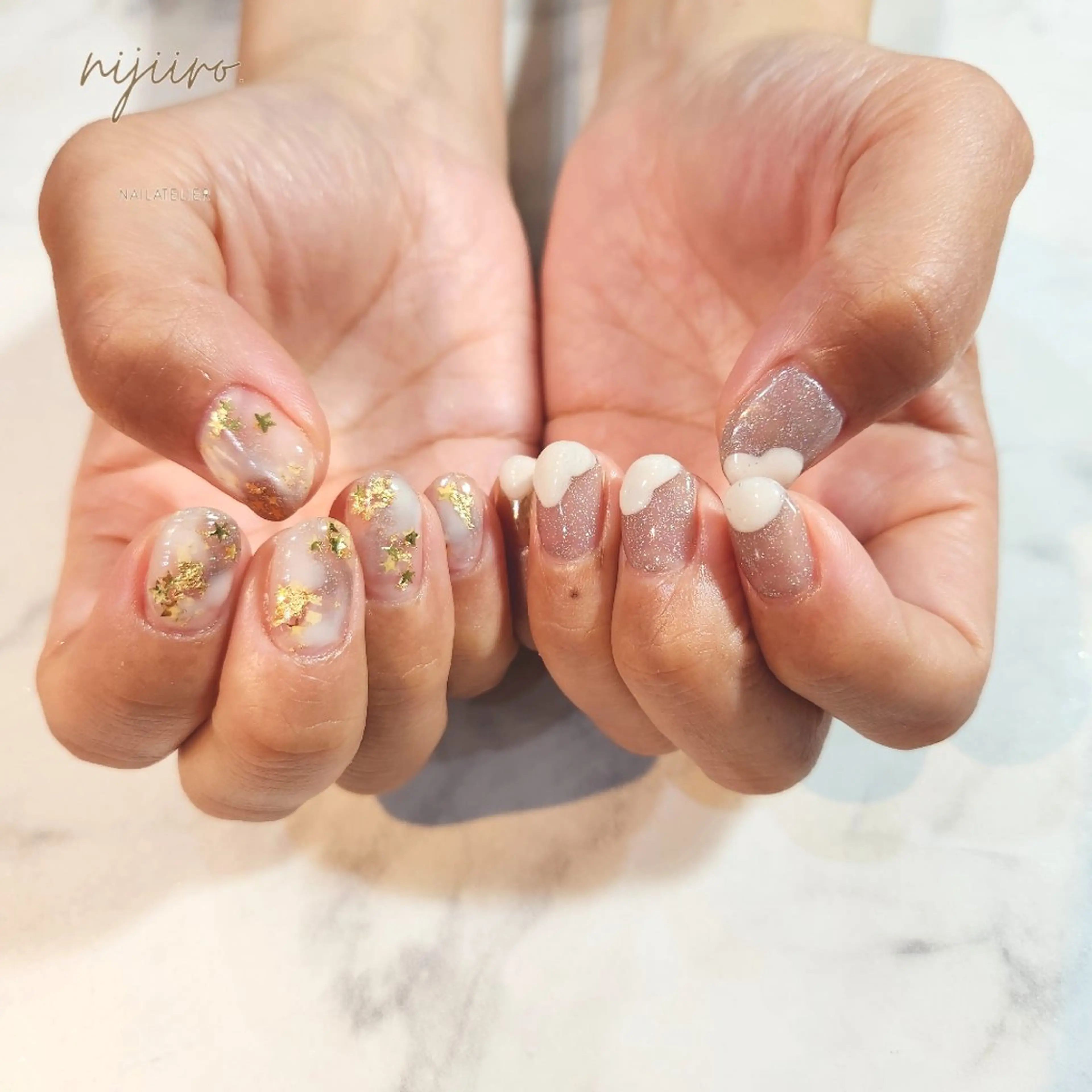 ネイル ハンドネイル nailatelier nijiiro.所属・nijiiro🌈 サトウのネイルデザイン