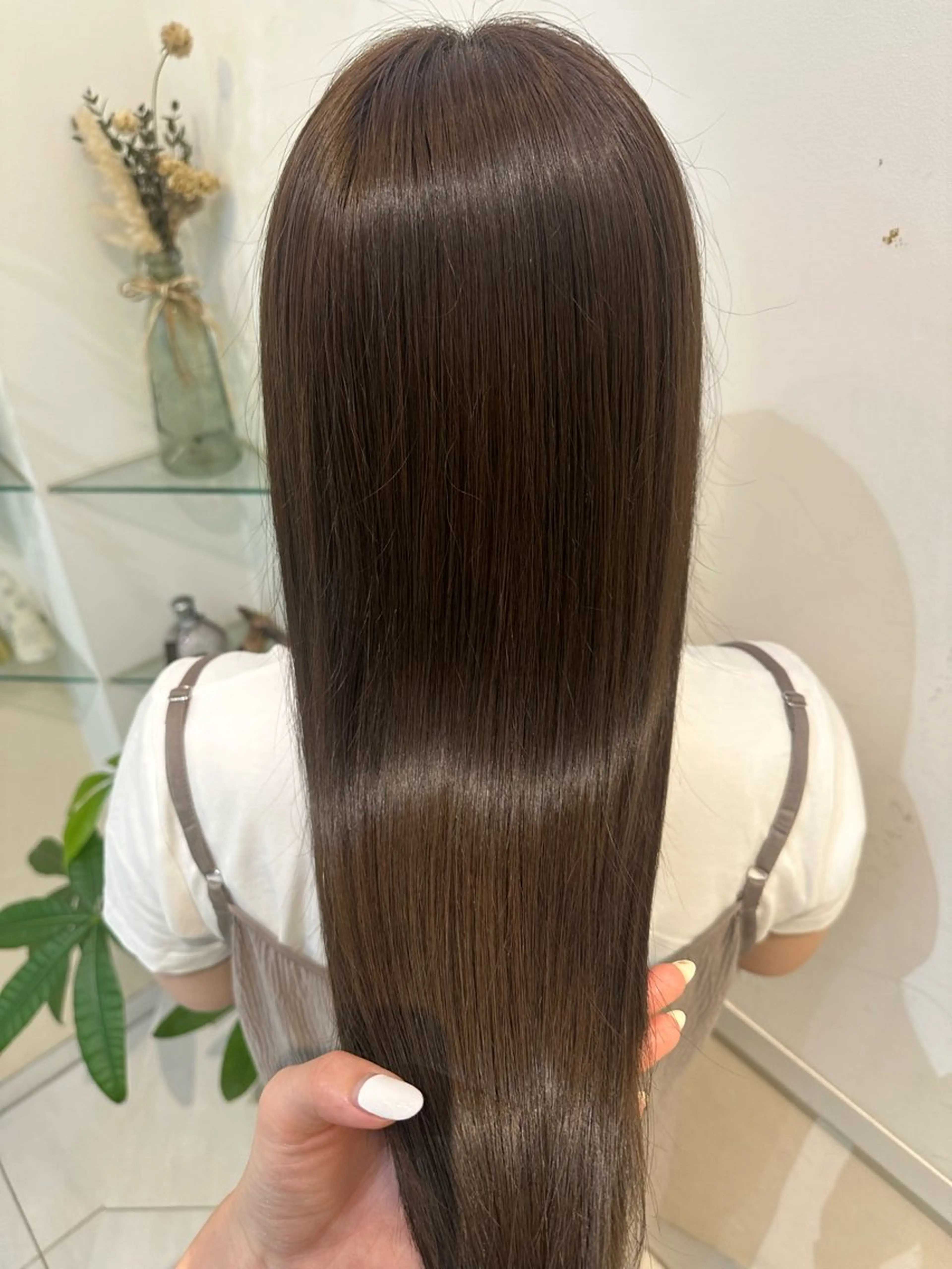 ロング カラー 髪質改善 トリートメント 透けるbrown カラー🎗♡yukaのヘアスタイル