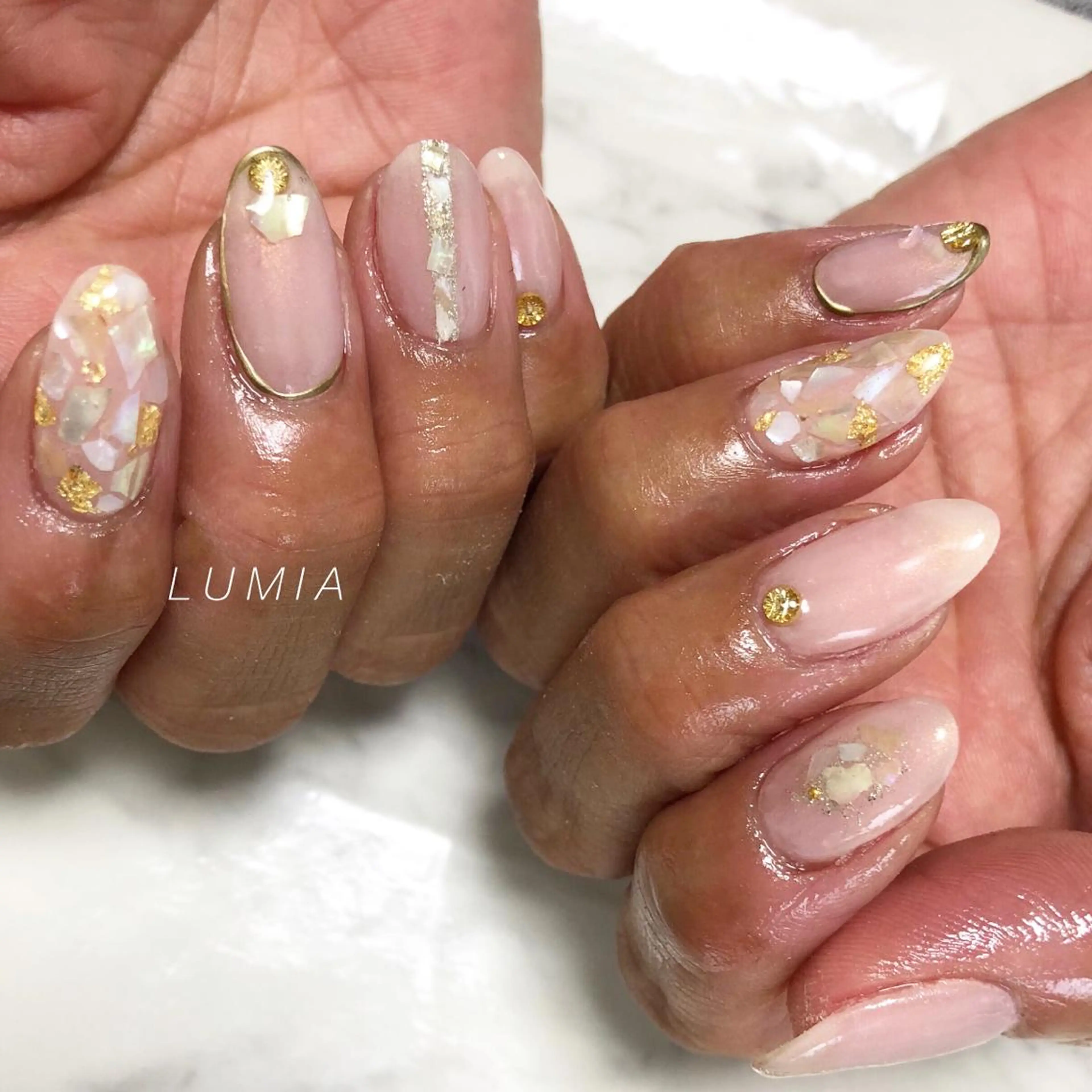 ネイル nail&eyelash Rine所属・Rine 放出 (リネ)のネイルデザイン