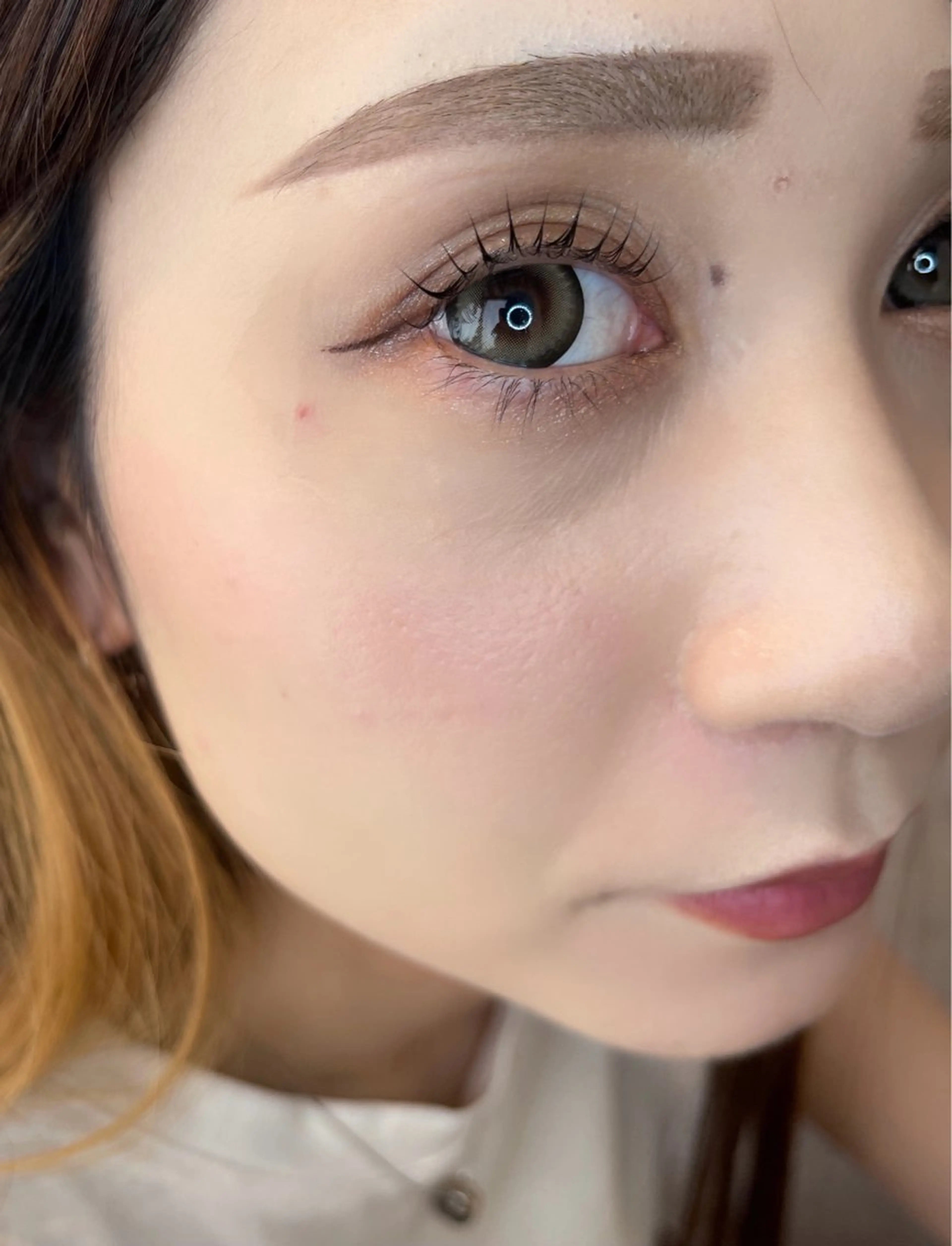 マツエク・マツパ 束感まつ毛 韓国風マツエク ナチュラル まつげパーマ warme𓂂𓂃 fukaのヘアスタイル