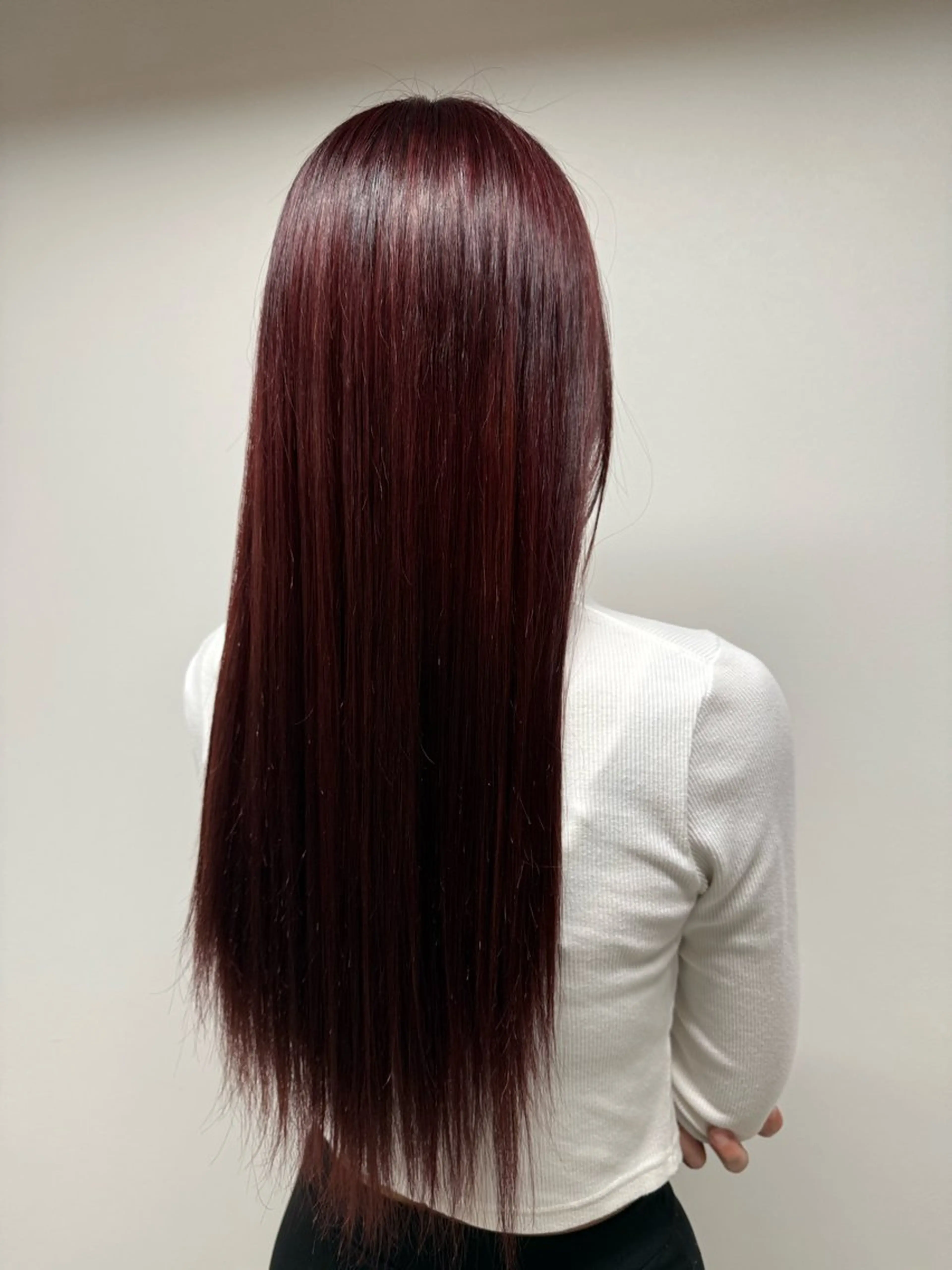 ロング カラー ブリーチ レッドカラー Little Cue所属・木村 響のヘアスタイル