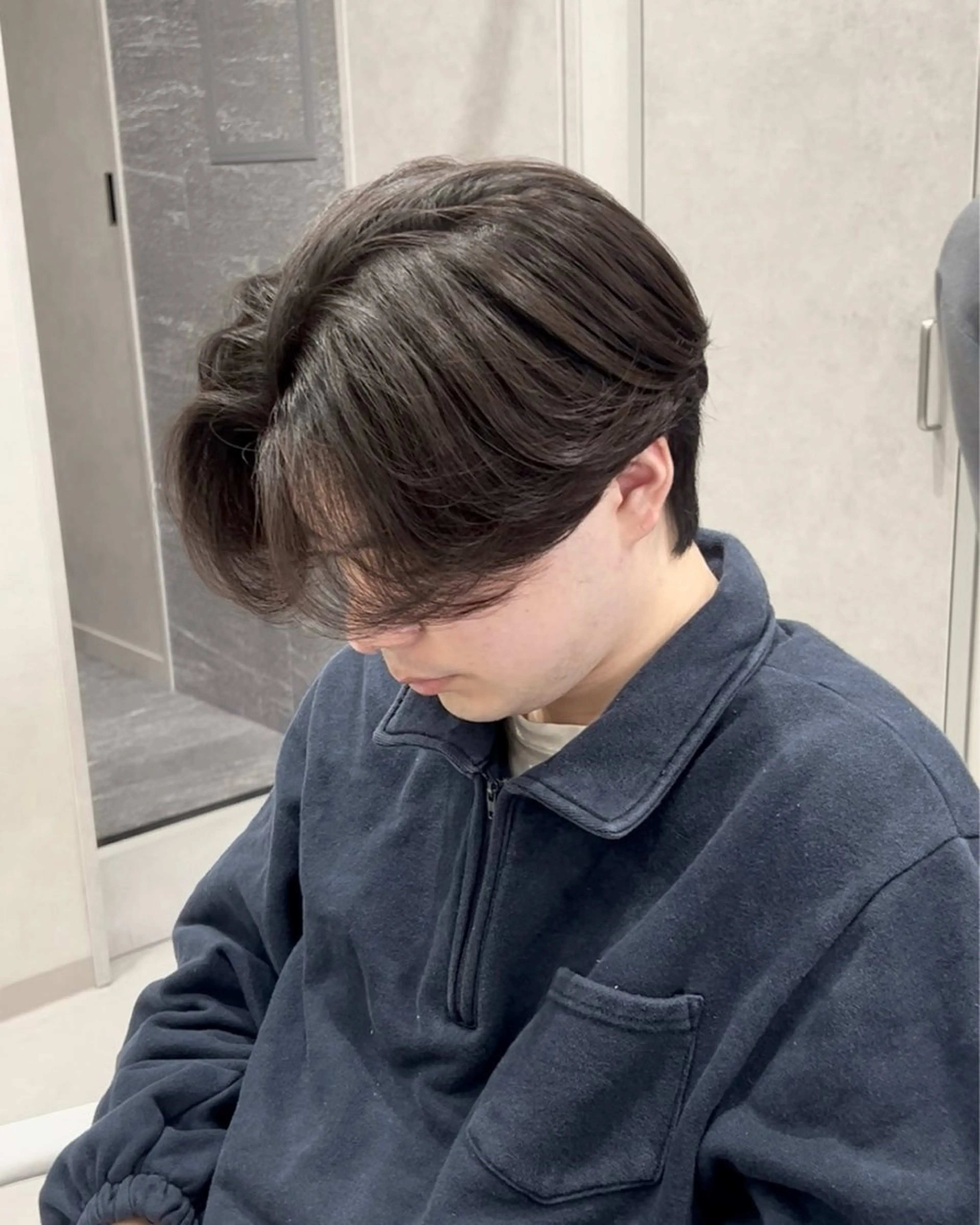 メンズ カット 縮毛矯正 【メンズ縮毛矯正】 kanata/溝の口のヘアスタイル