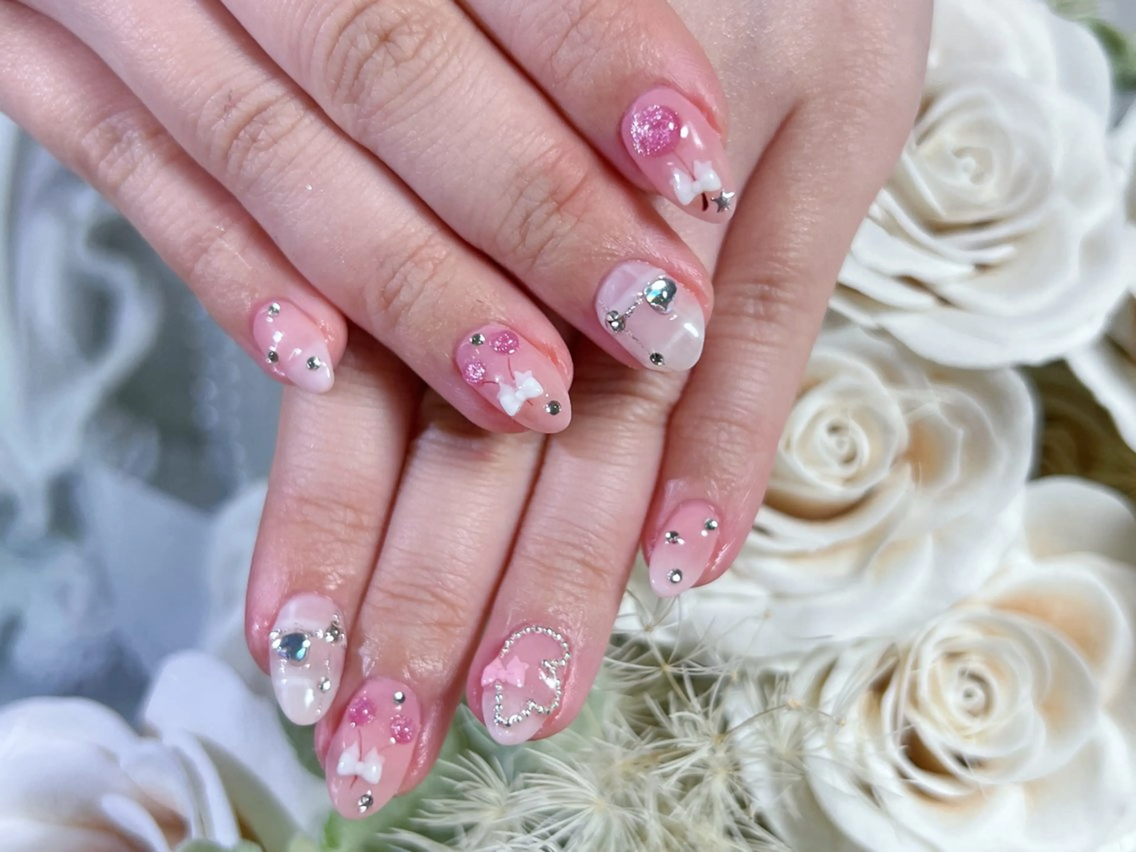 ネイル ロングネイル 持ち込み スカルプネイル ワンホンネイル ハンドネイル Painty所属・Painty nailのネイルデザイン