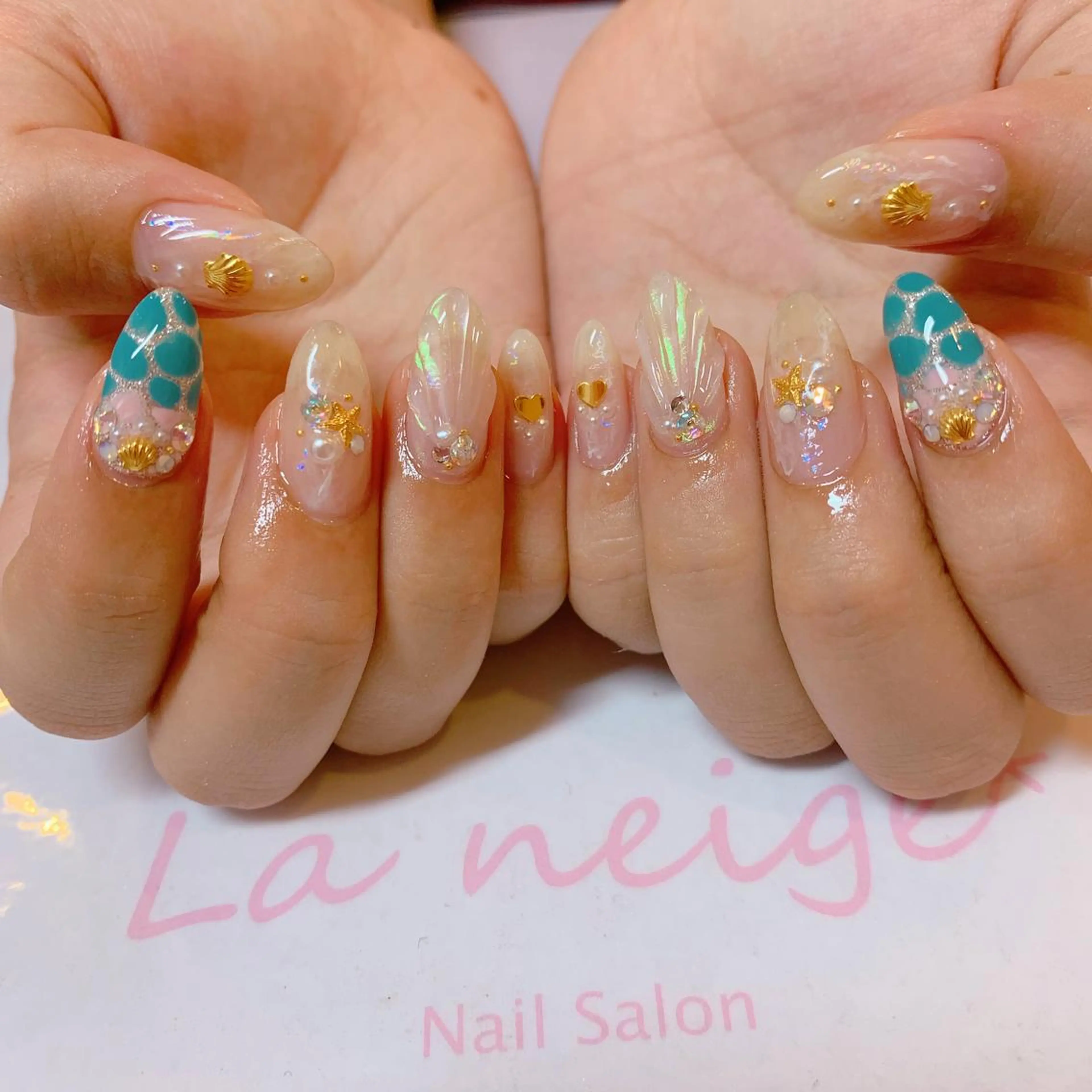 ネイル La neige* yuki 🥯🍑のネイルデザイン