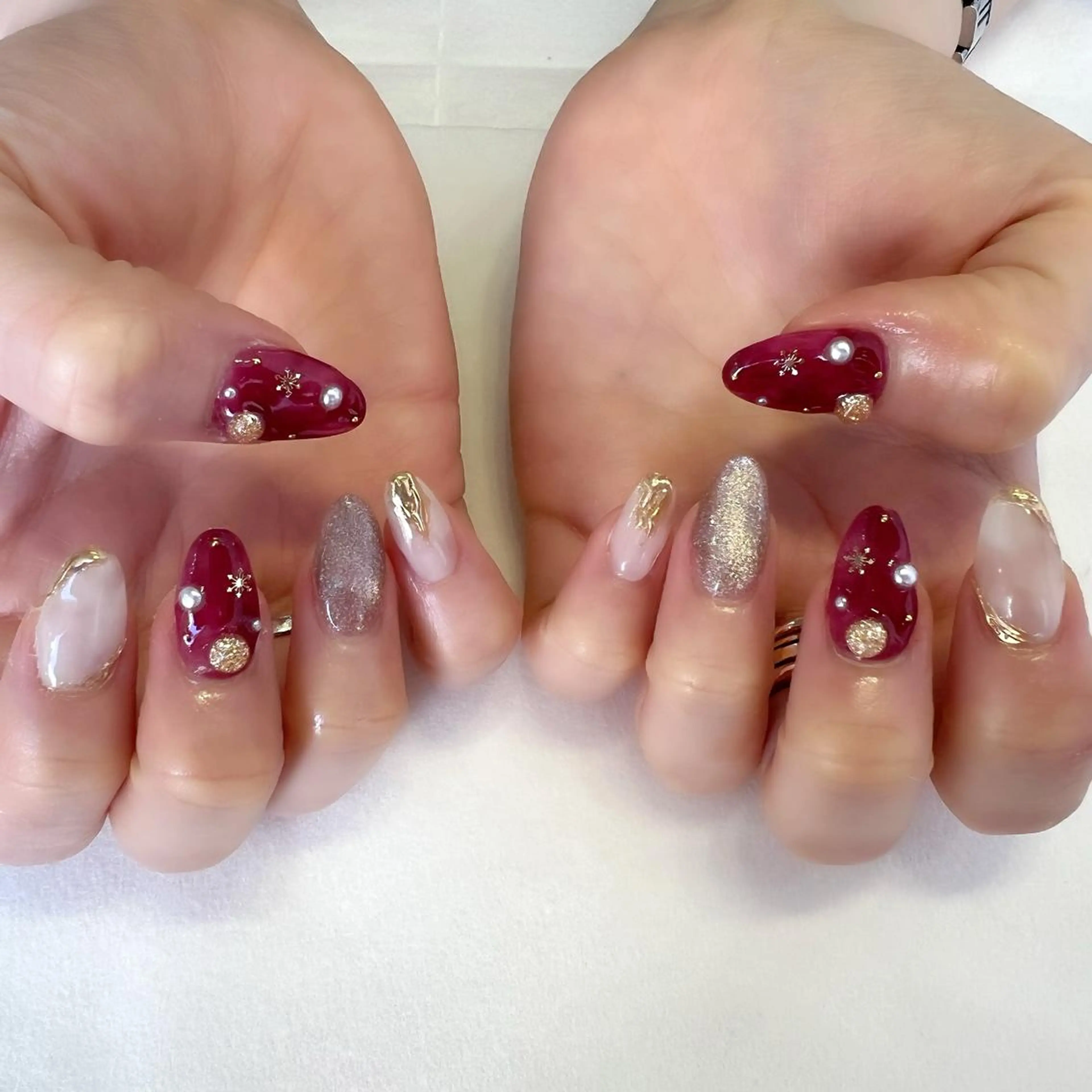 ネイル ハンドネイル 💎🐰 saki. m 🐰💎のネイルデザイン